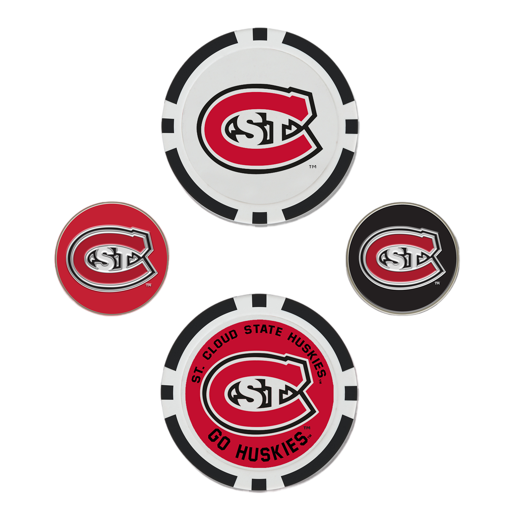 St. Cloud State Huskies Ball Marker Set