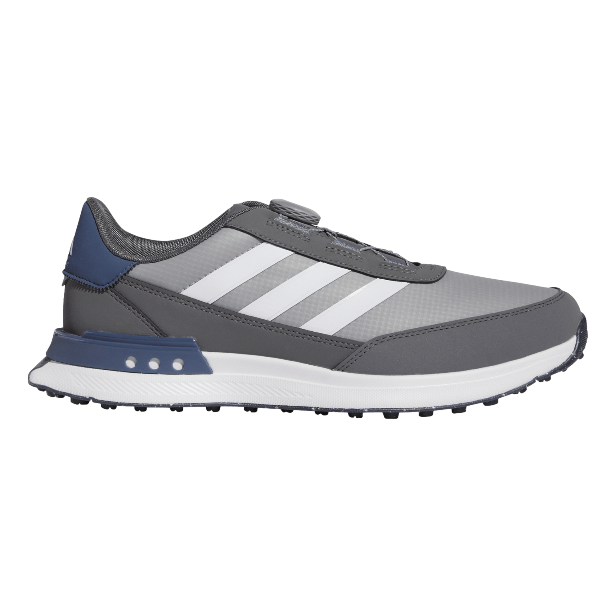 S2G BOA Men's Golf Shoe, Grey/Navy, 13 M - adidas Spikeless