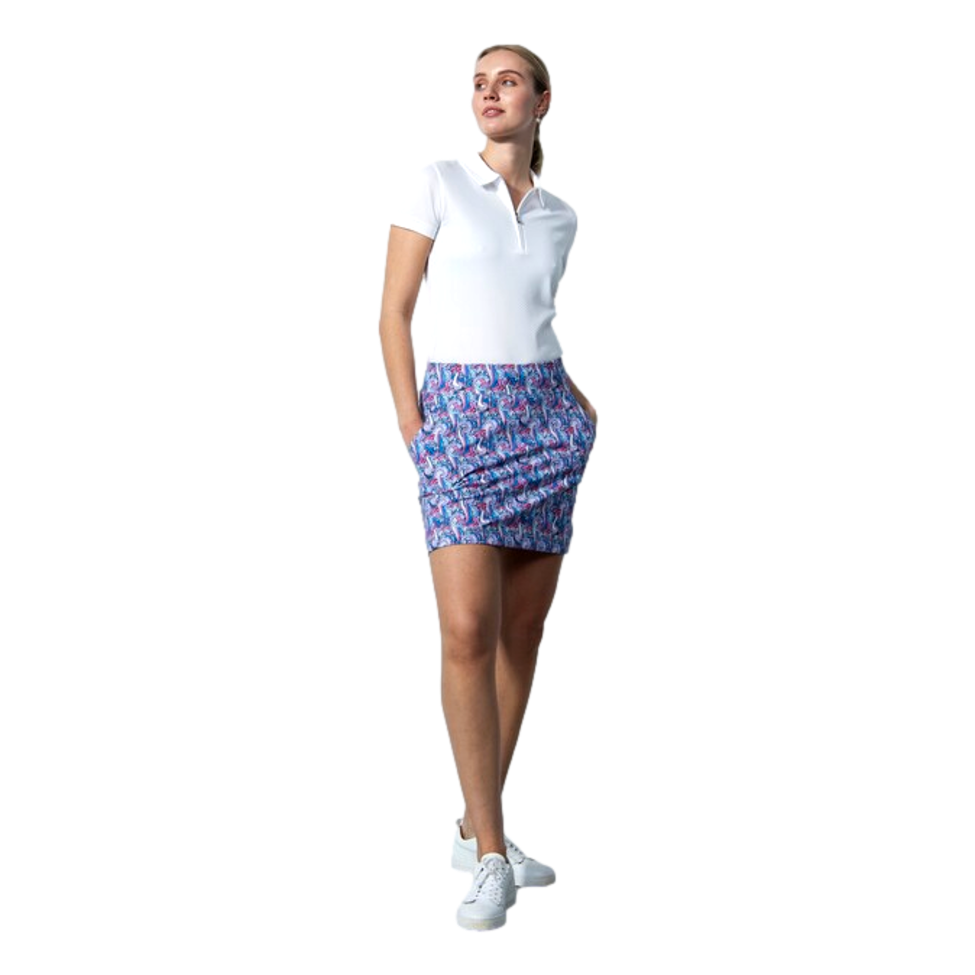 Hype Paisley Print Women's 18" Golf Skort