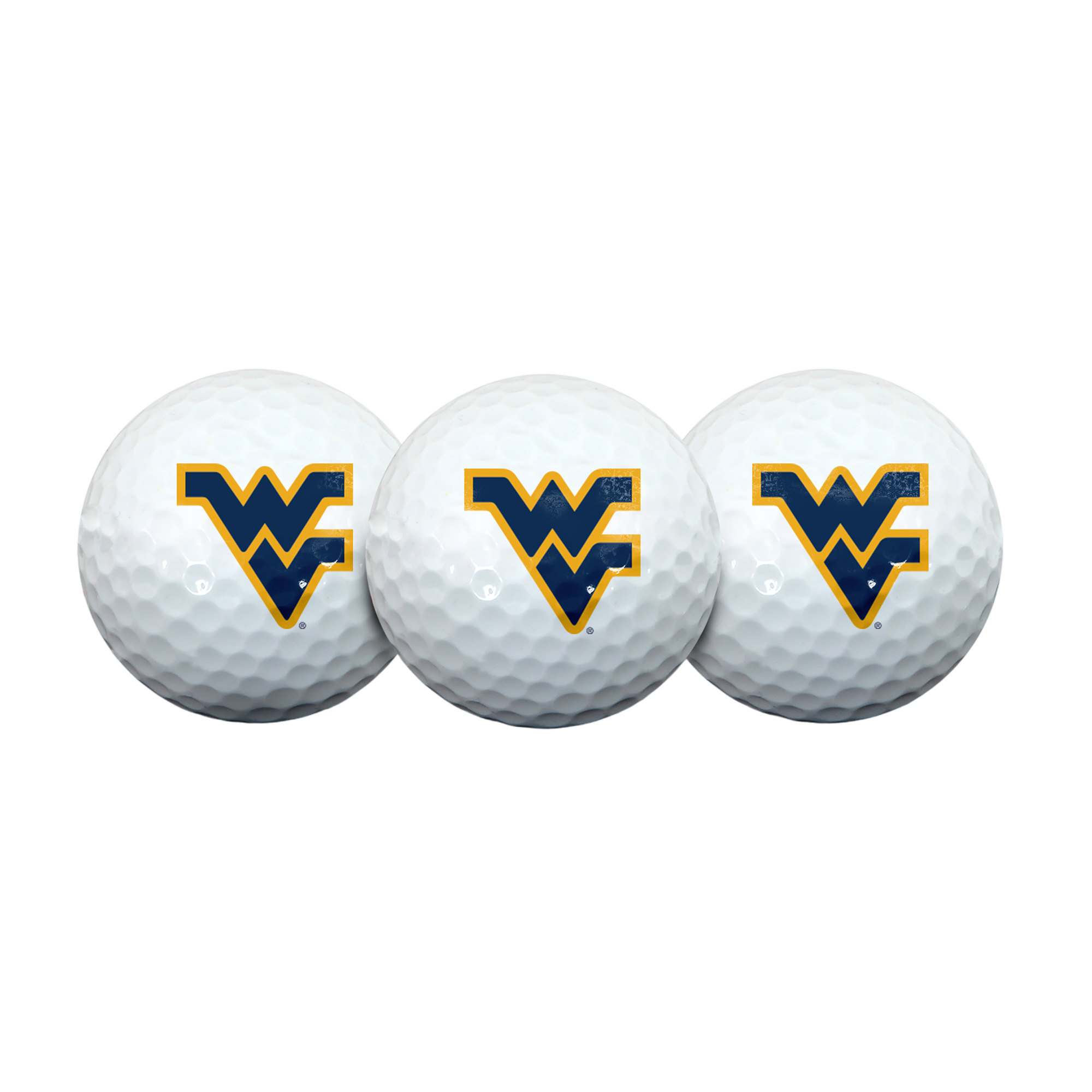 West Virginia Mountaineers Golf Ball 3-Pack