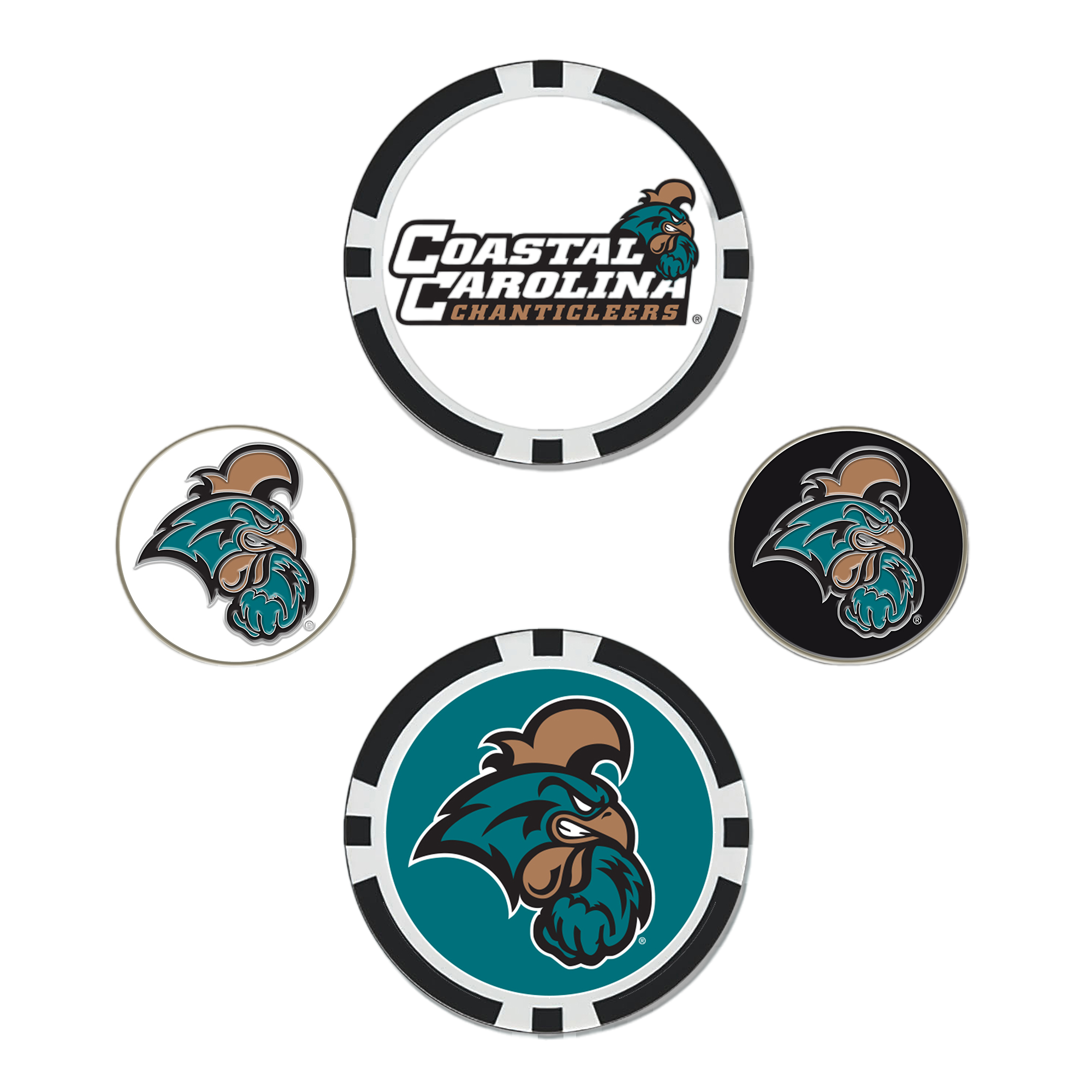 Coastal Carolina Chanticleers Ball Marker Set