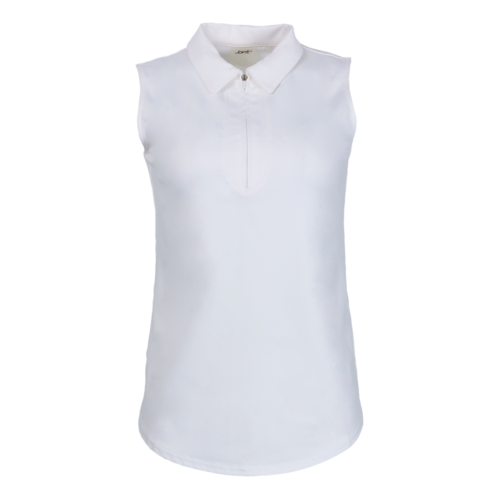 Solid Women's Sleeveless Golf Polo Shirt