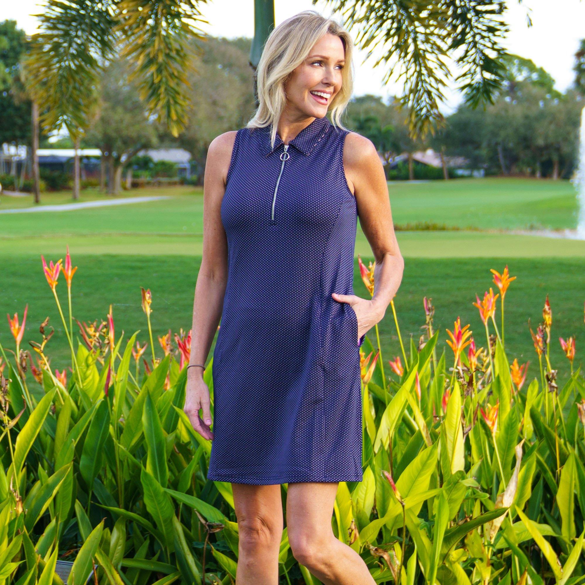 Jofit Mini Dot Sleeveless Sport Dress | PGA TOUR Superstore