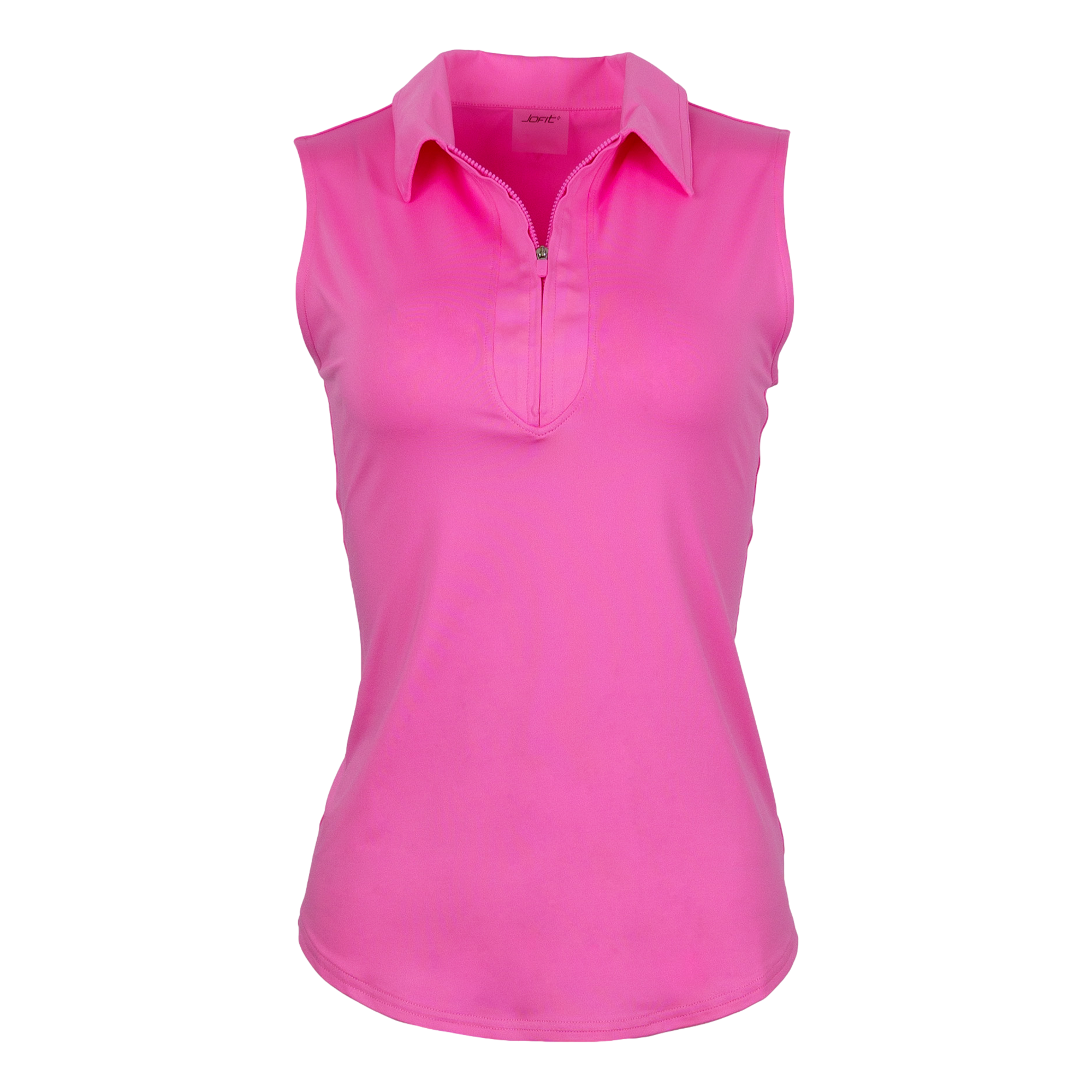 Prism Pink Women's Sleeveless Golf Polo Shirt