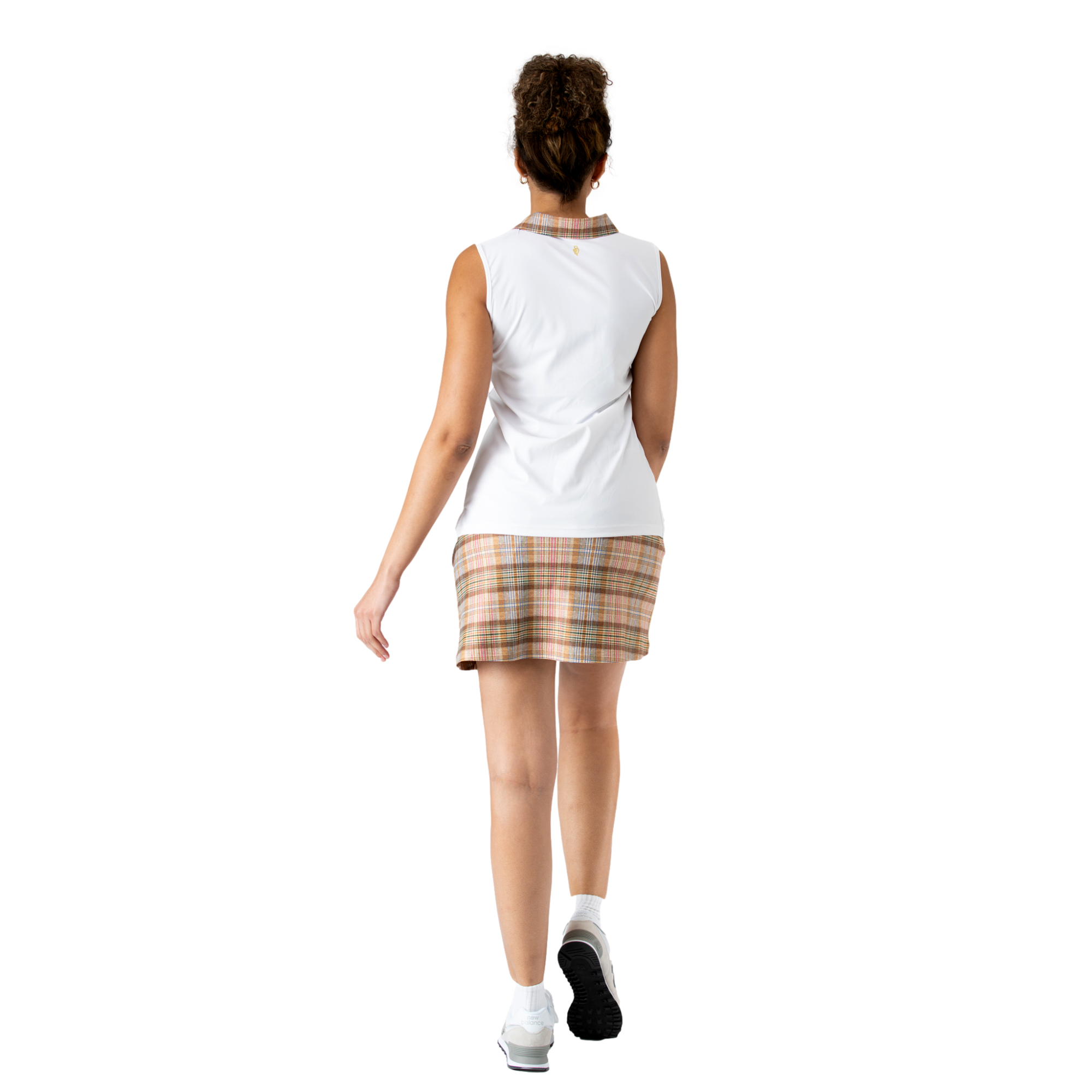 Quinn Plaid 17" A-Line Skort