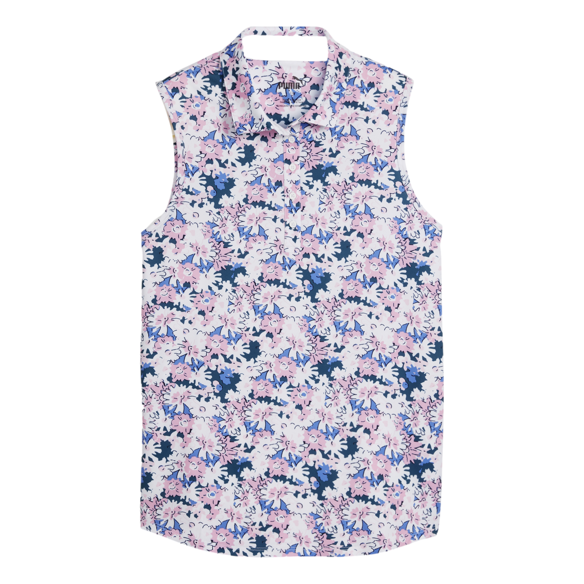 MATTR Bloom Sleeveless Polo Shirt