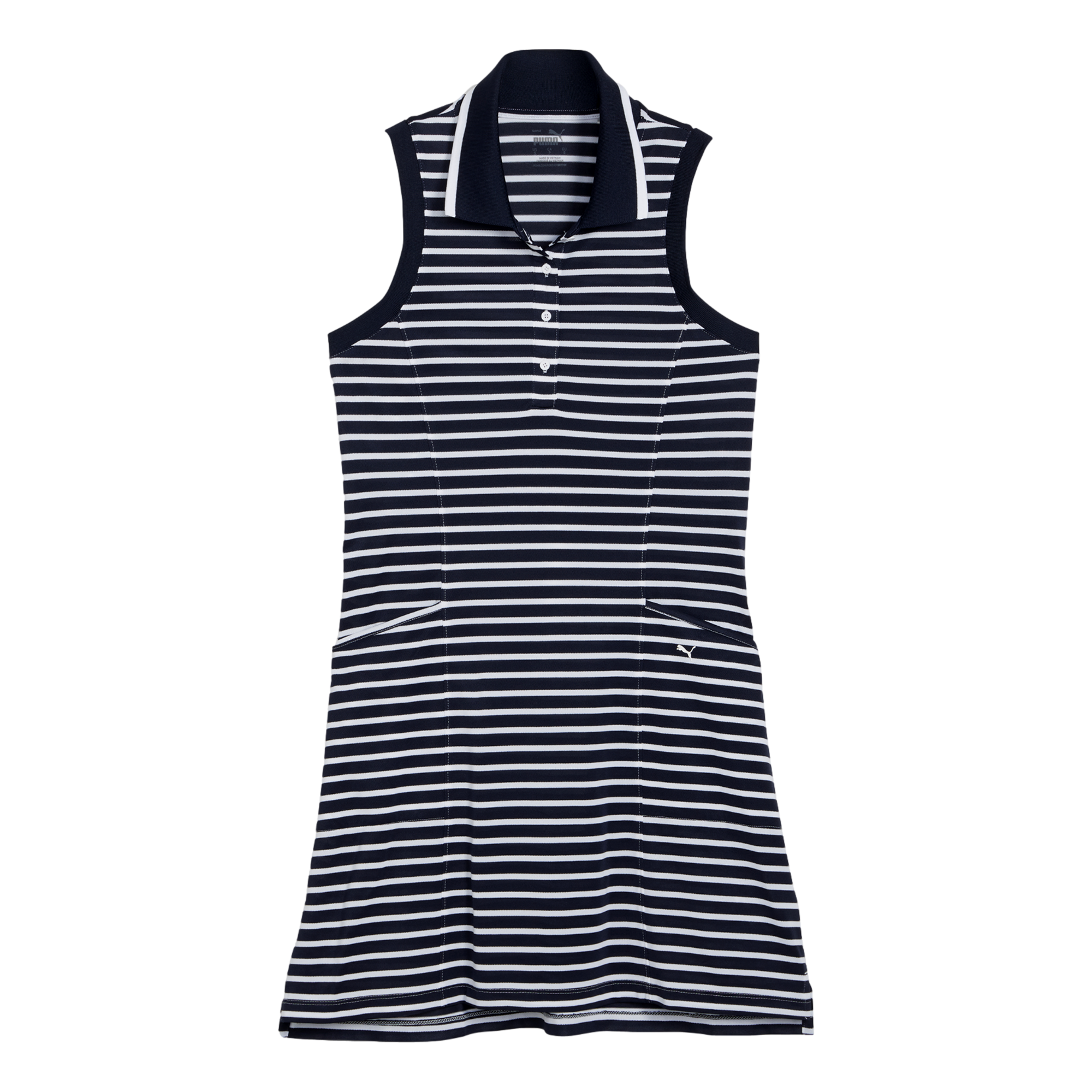 Beaufort Stripe Pique Sleeveless Dress