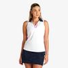 Volition Piped Sleeveless Polo Shirt