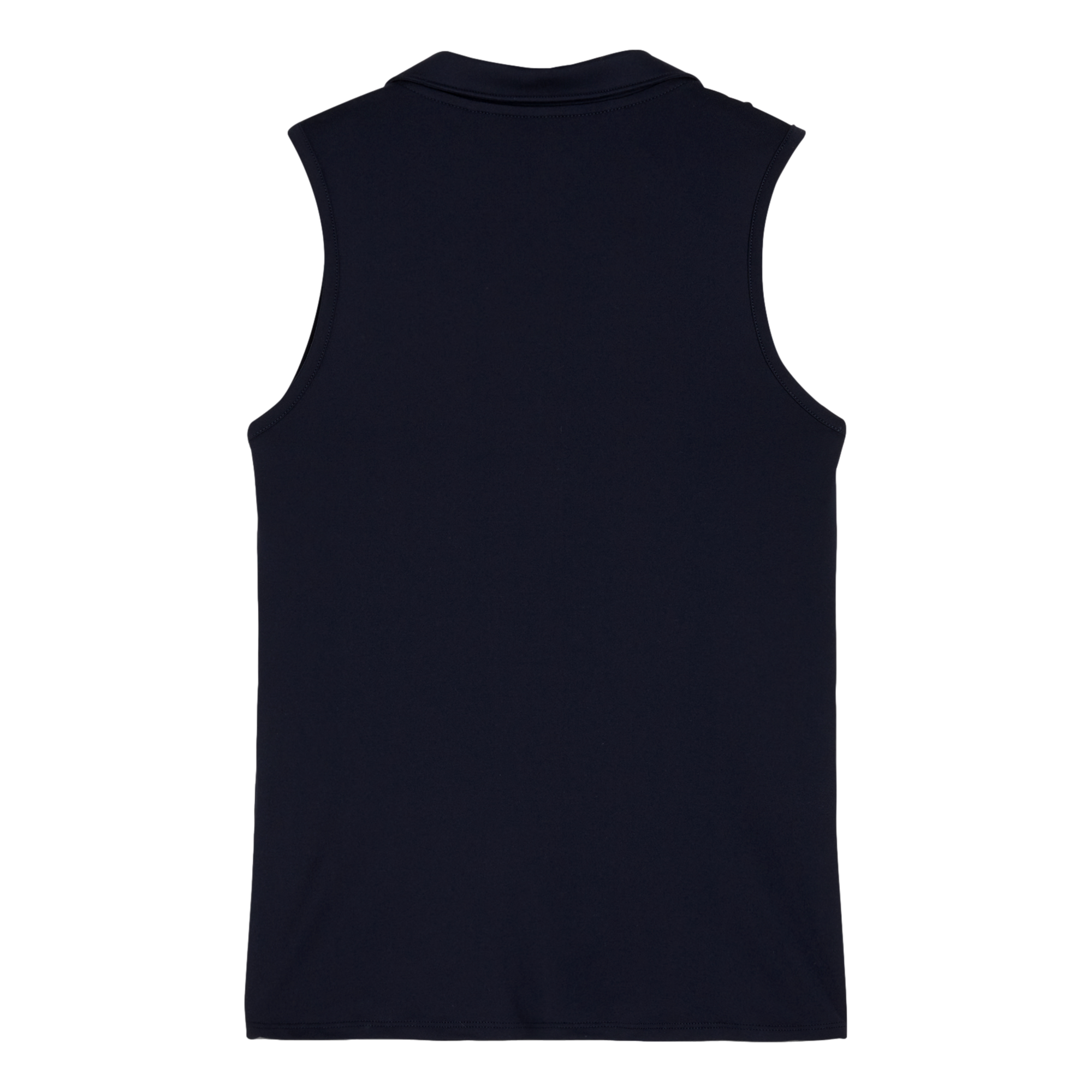 CLOUDSPUN	Girls Piped Sleeveless Polo Shirt