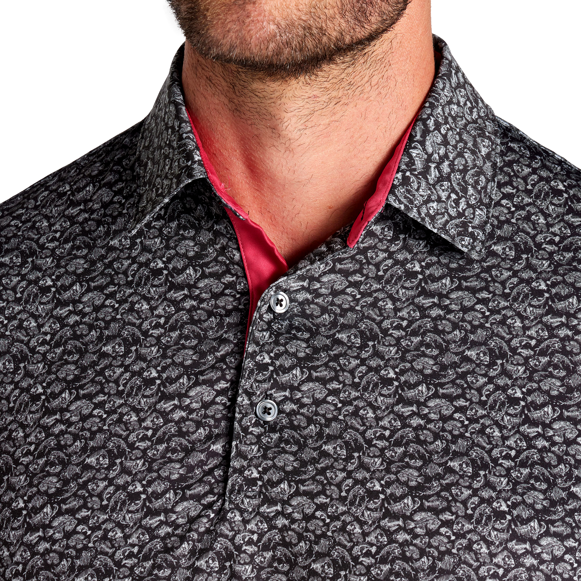 MATTR Piranha Men's Short Sleeve Golf Polo Shirt