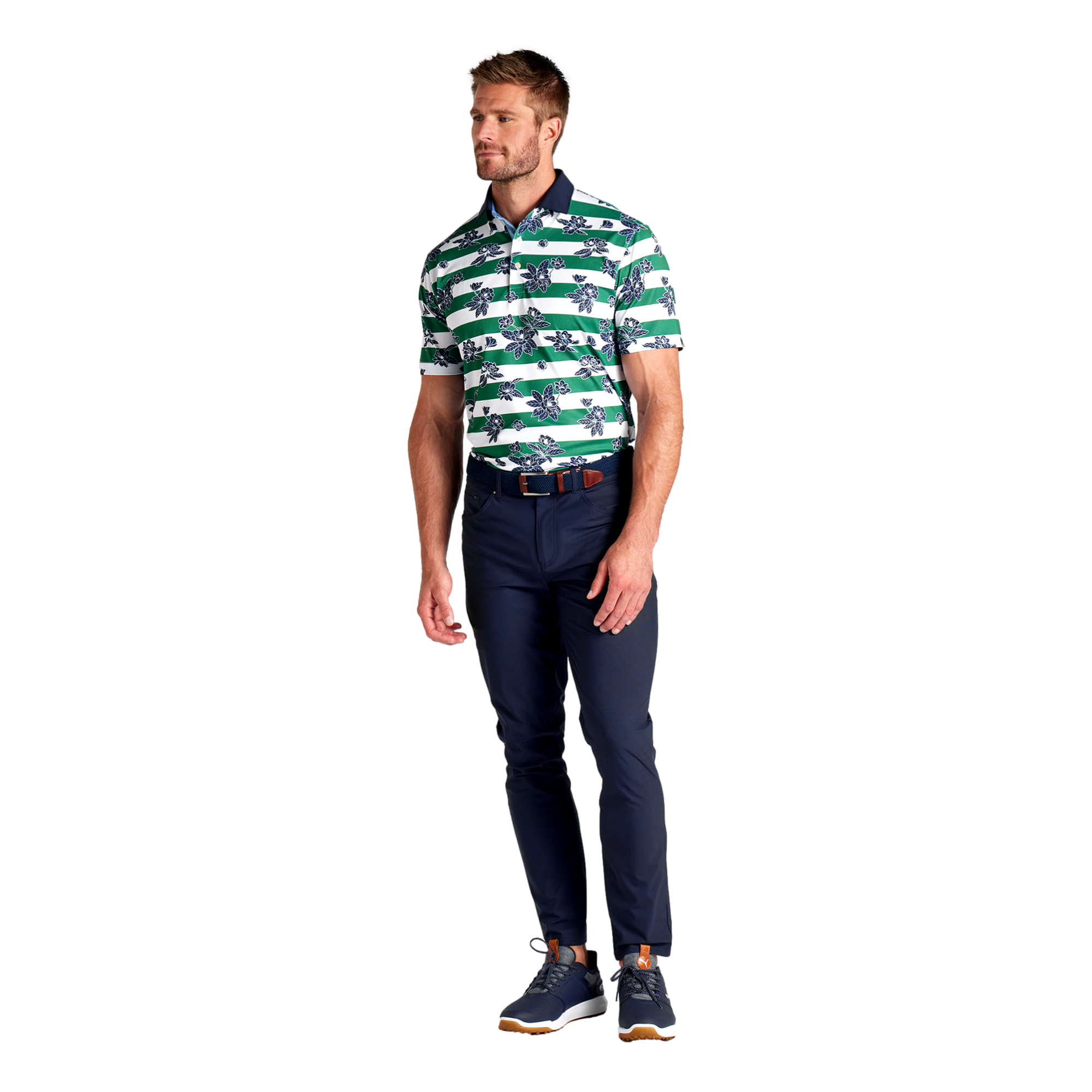 Garden Pique Men's Short Sleeve Golf Polo Shirt