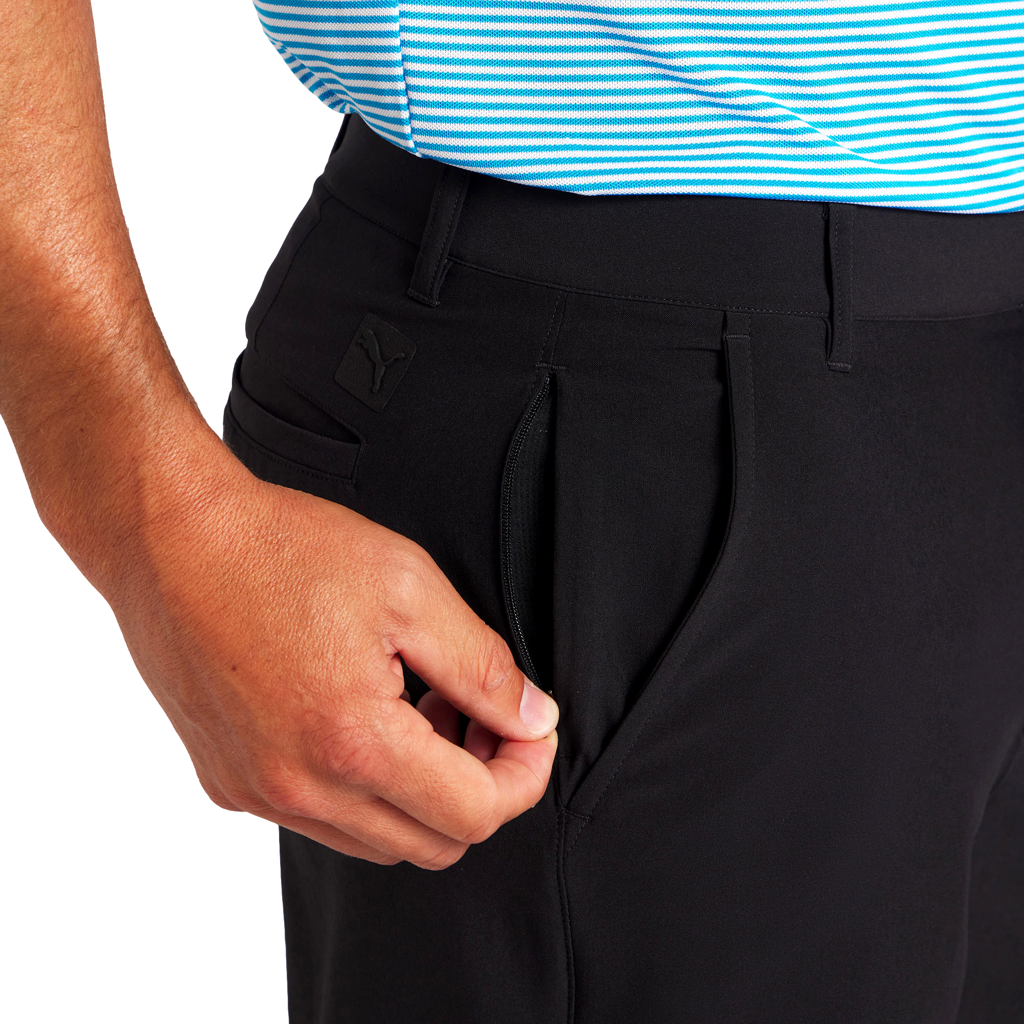 101 Men's Solid 7" Golf  Short