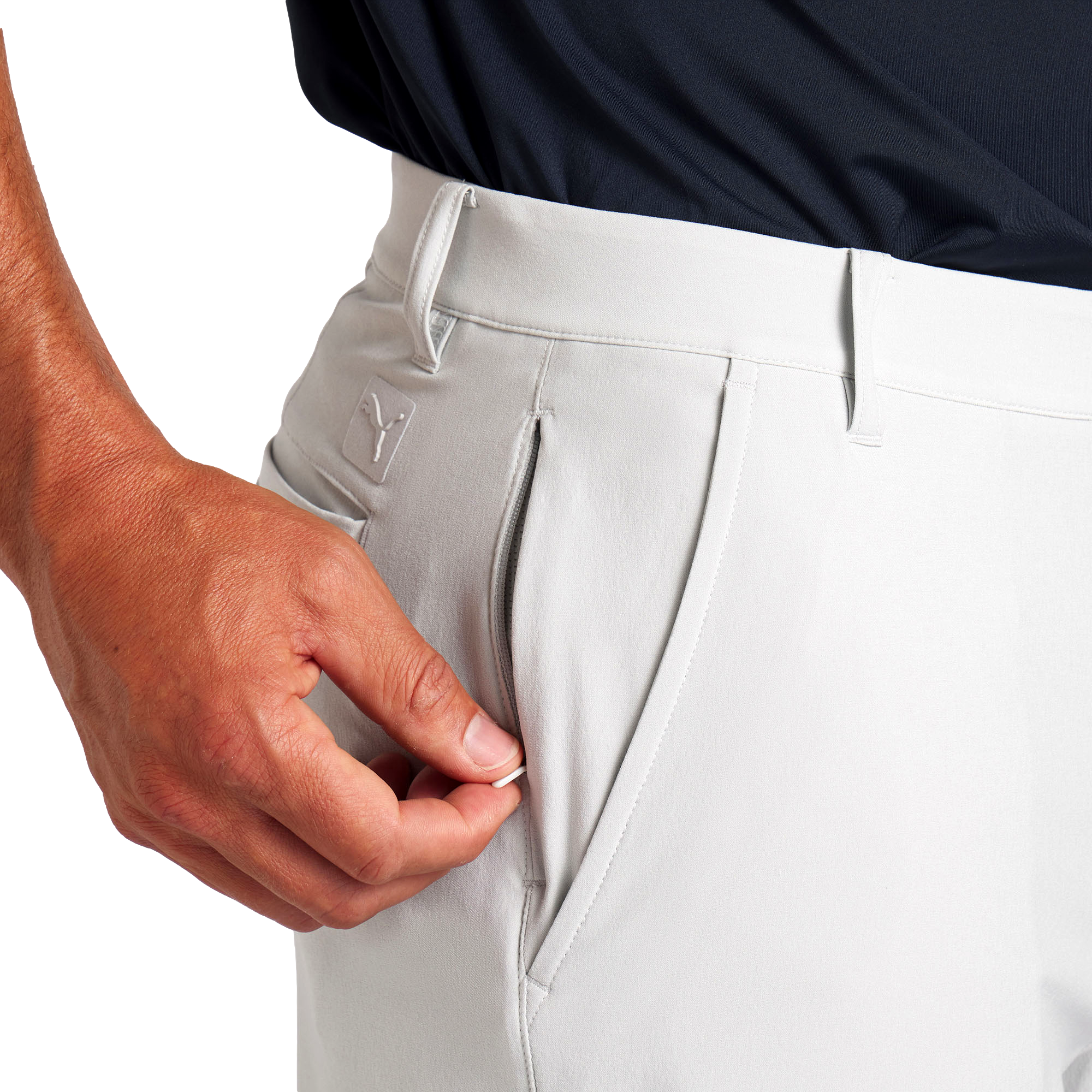 101 Men's Solid 7" Golf  Short