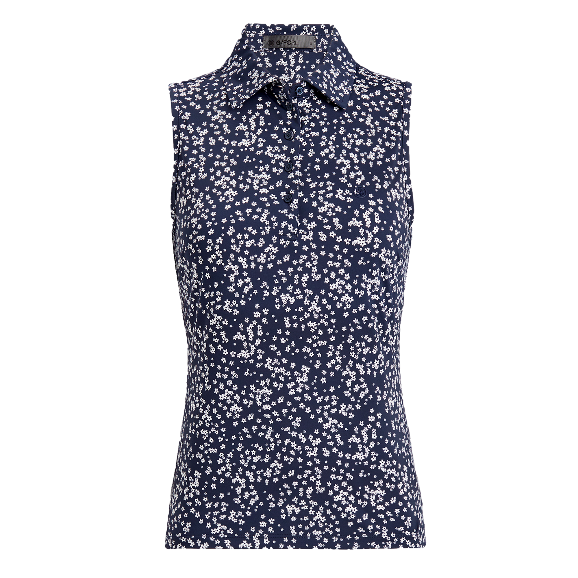 Cherry Blossom Women's Sleeveless Golf Polo Shirt
