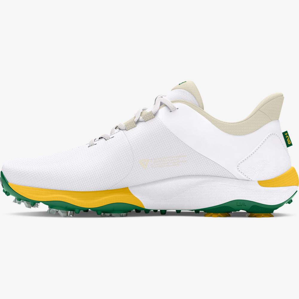 Under Armour Drive Pro Golf Shoes - White/Green - Limited Edition Collection Under Armour Drive Pro Golf Shoes - White/Green - Limited Edition Collection