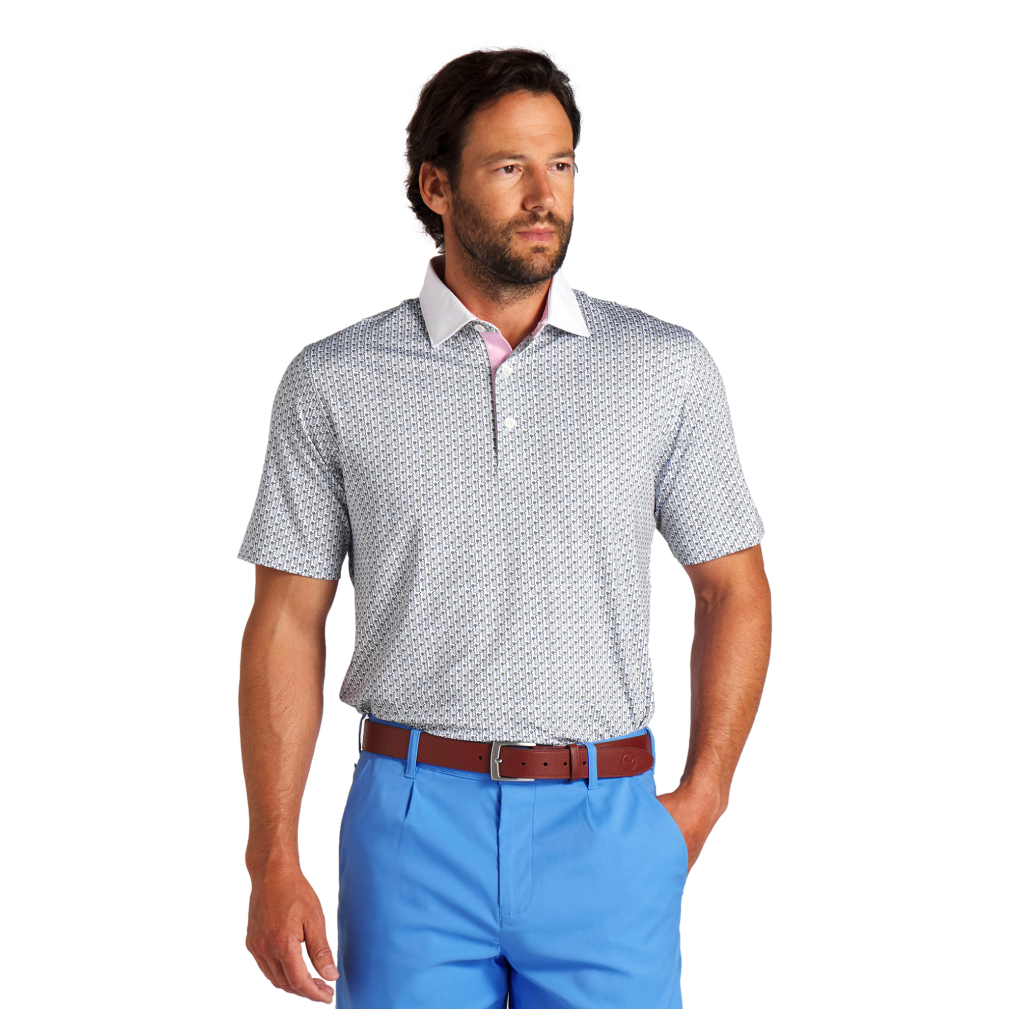 PUMA X Arnold Palmer Men's MATTR Ice Tea Golf Polo