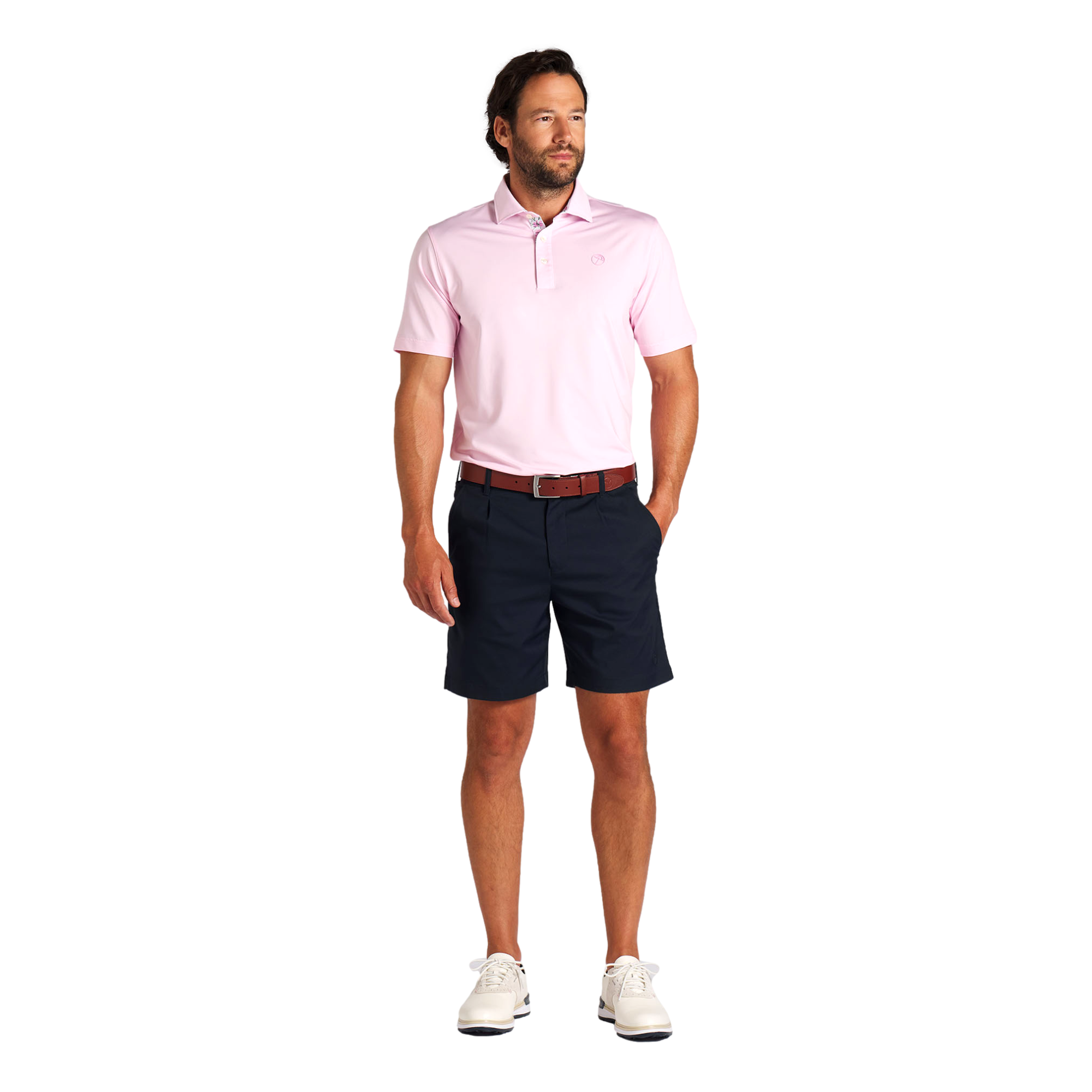 PUMA X Arnold Palmer Floral Trim Men's Short Sleeve Golf Polo Shirt