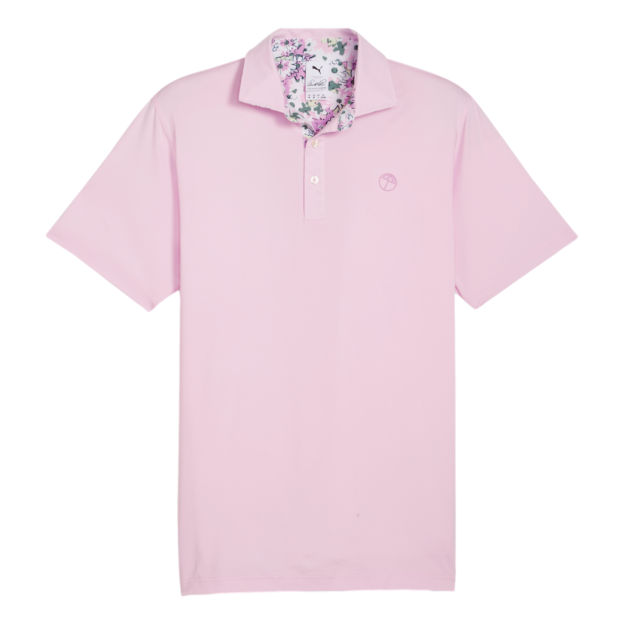 PUMA X Arnold Palmer Floral Trim Men's Short Sleeve Golf Polo Shirt