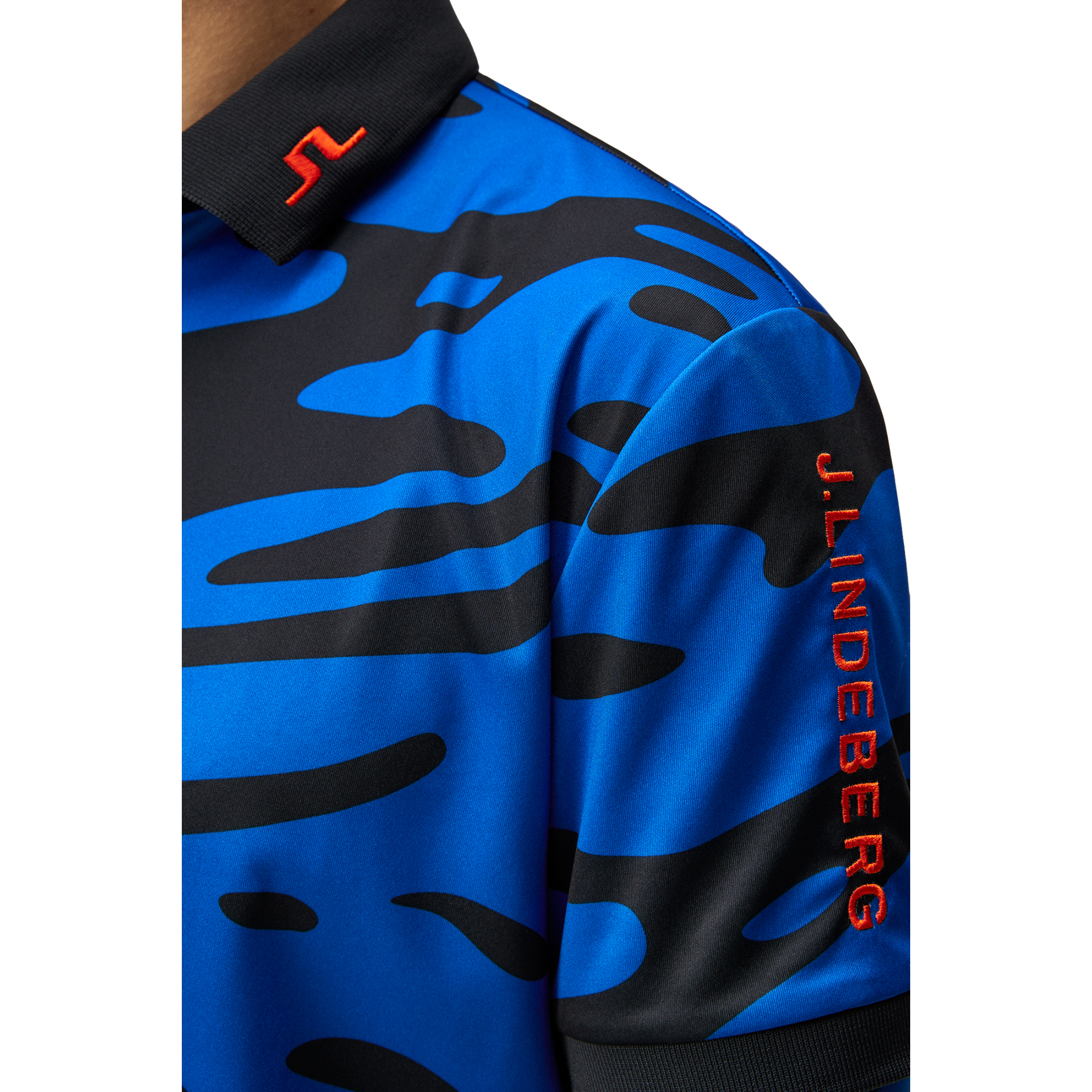 Tour Tech Print Men's Short Sleeve Golf Polo Shirt