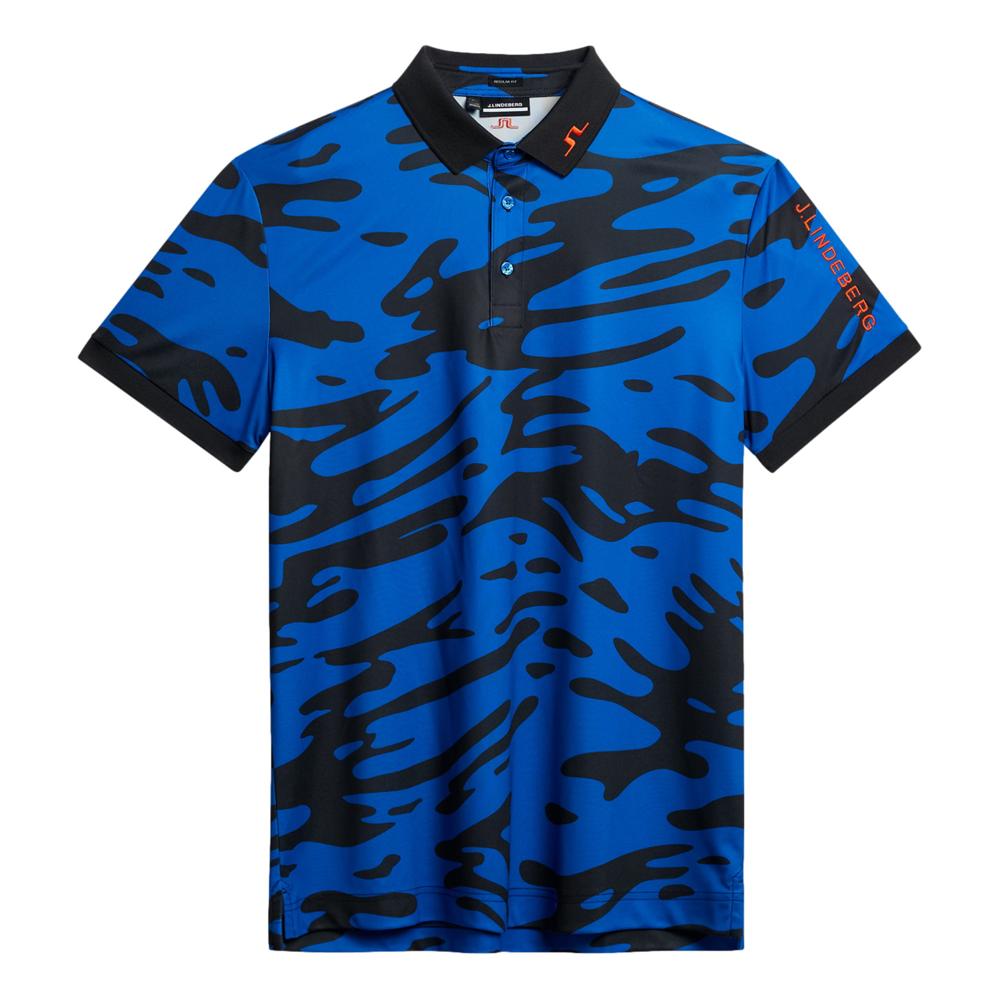 Tour Tech Print Men's Short Sleeve Golf Polo Shirt