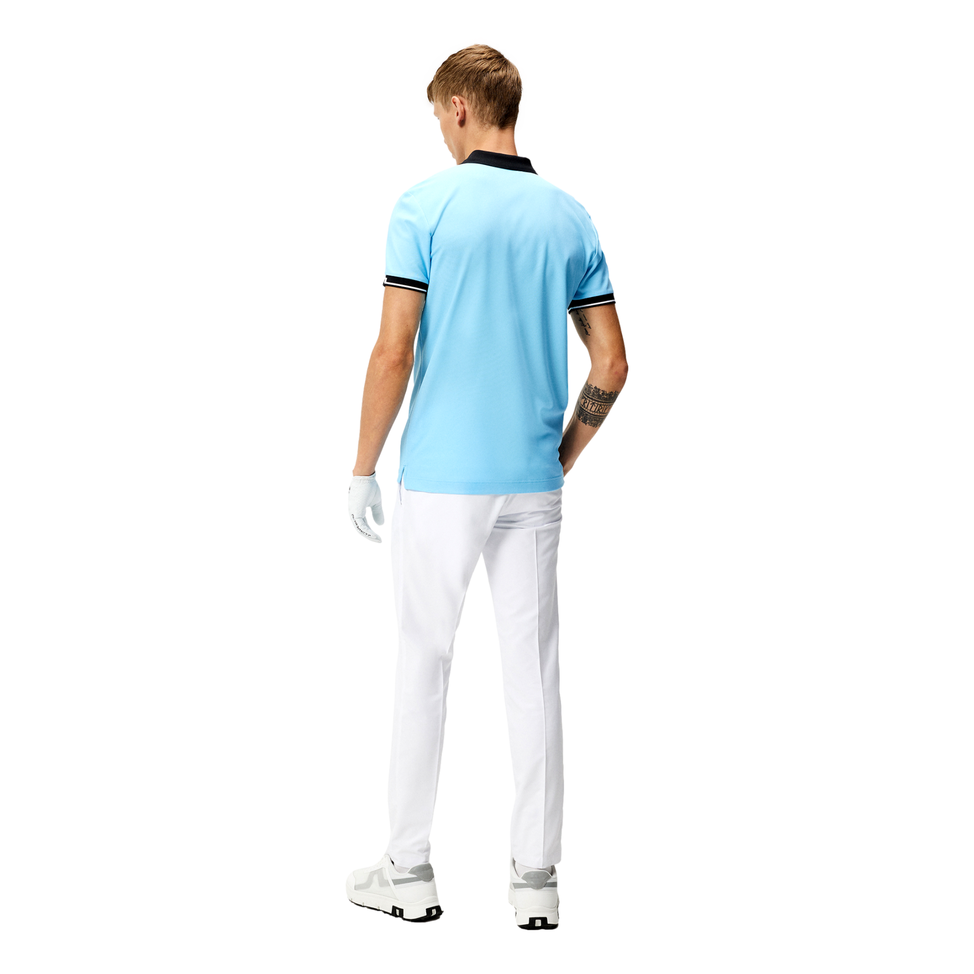 Bay Slim Fit Men's Short Sleeve Golf Polo Shirt