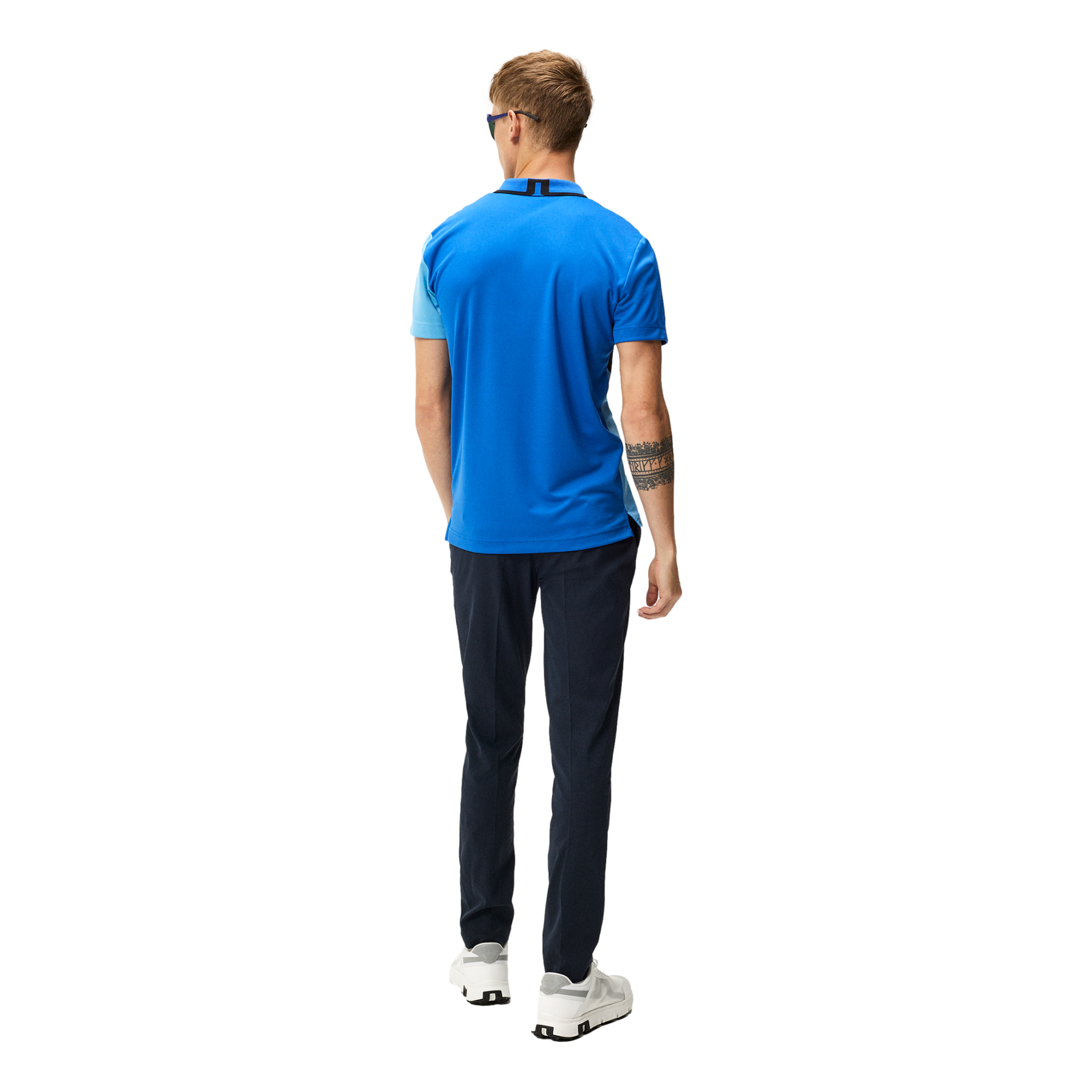 Santo Slim Fit Men's Short Sleeve Golf Polo Shirt