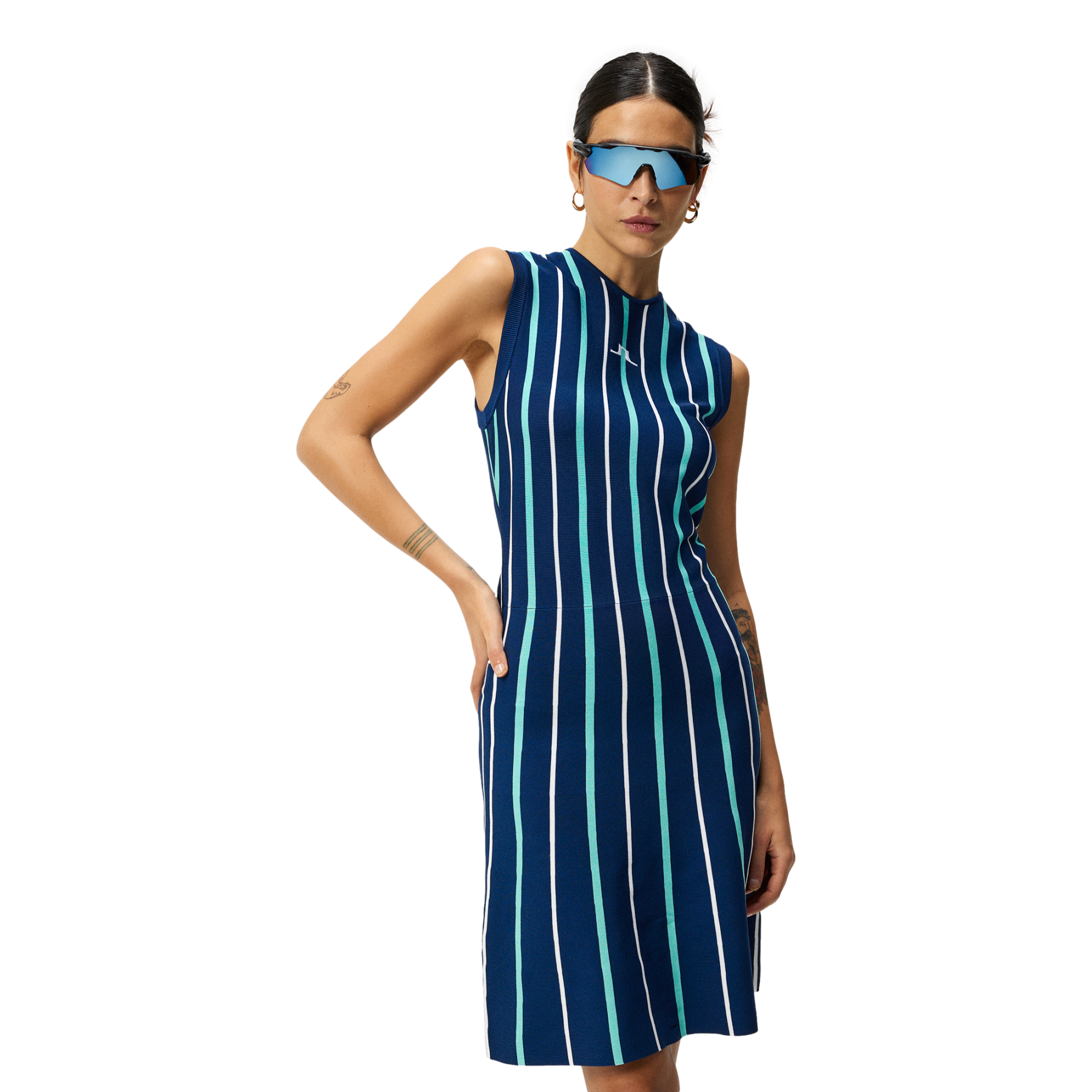 Kijana Striped Knitted Dress