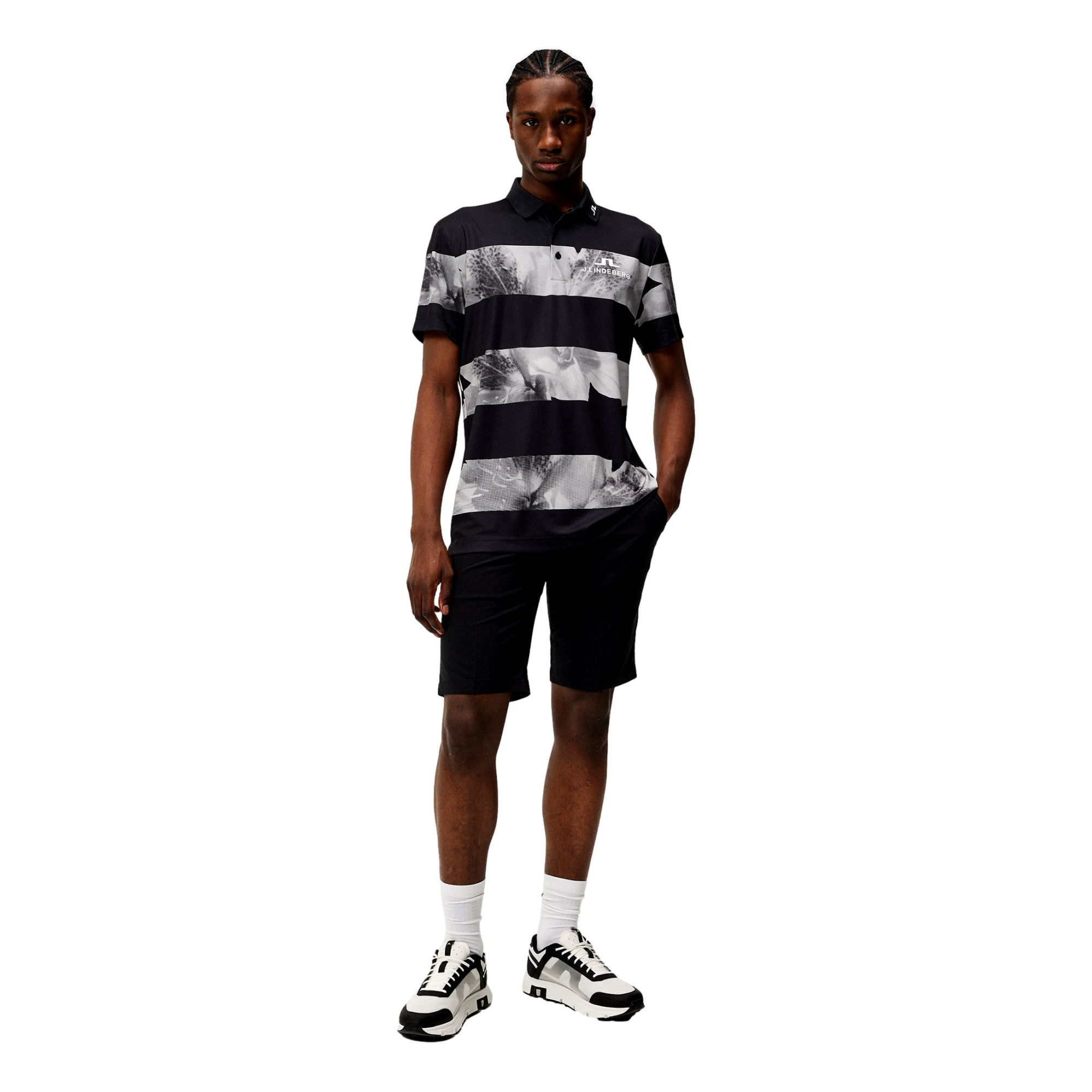 Tour Tech Stripe Men's Short Sleeve Golf Polo Shirt