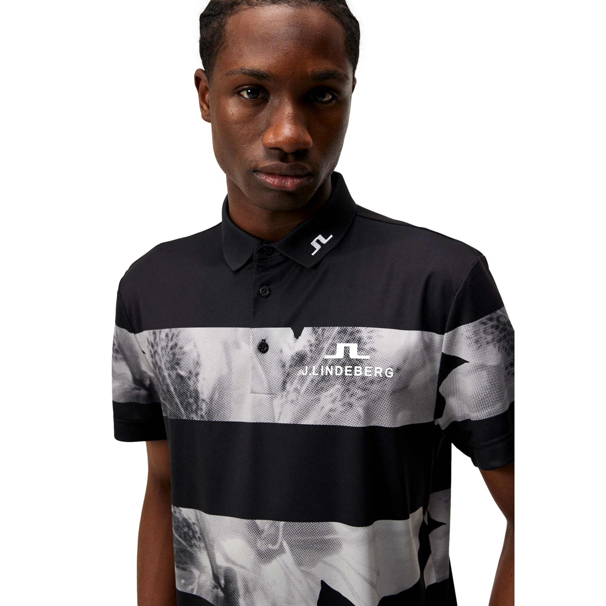 Tour Tech Stripe Men's Short Sleeve Golf Polo Shirt