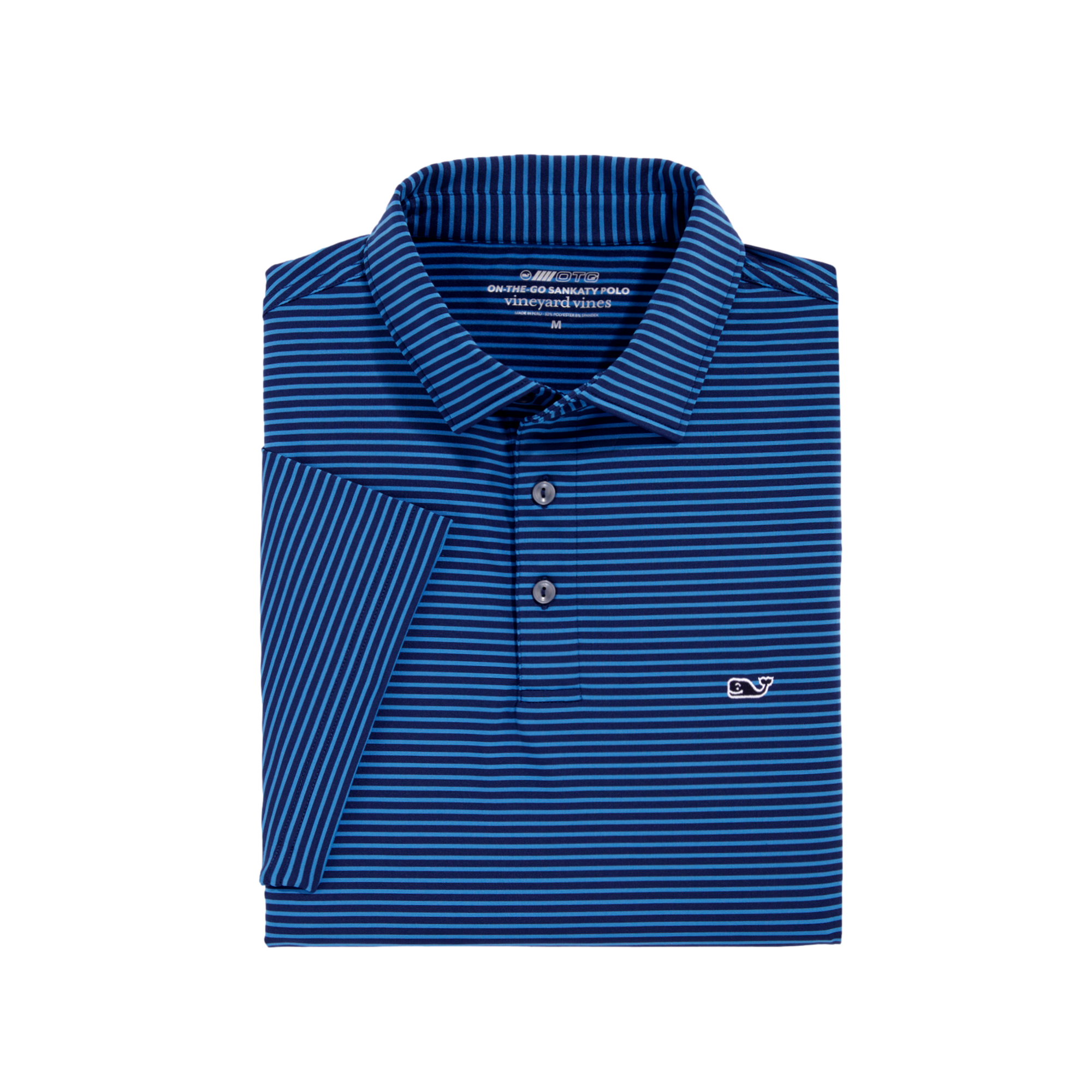 Bradley Stripe Sankaty Men's Short Sleeve Golf Polo Shirt