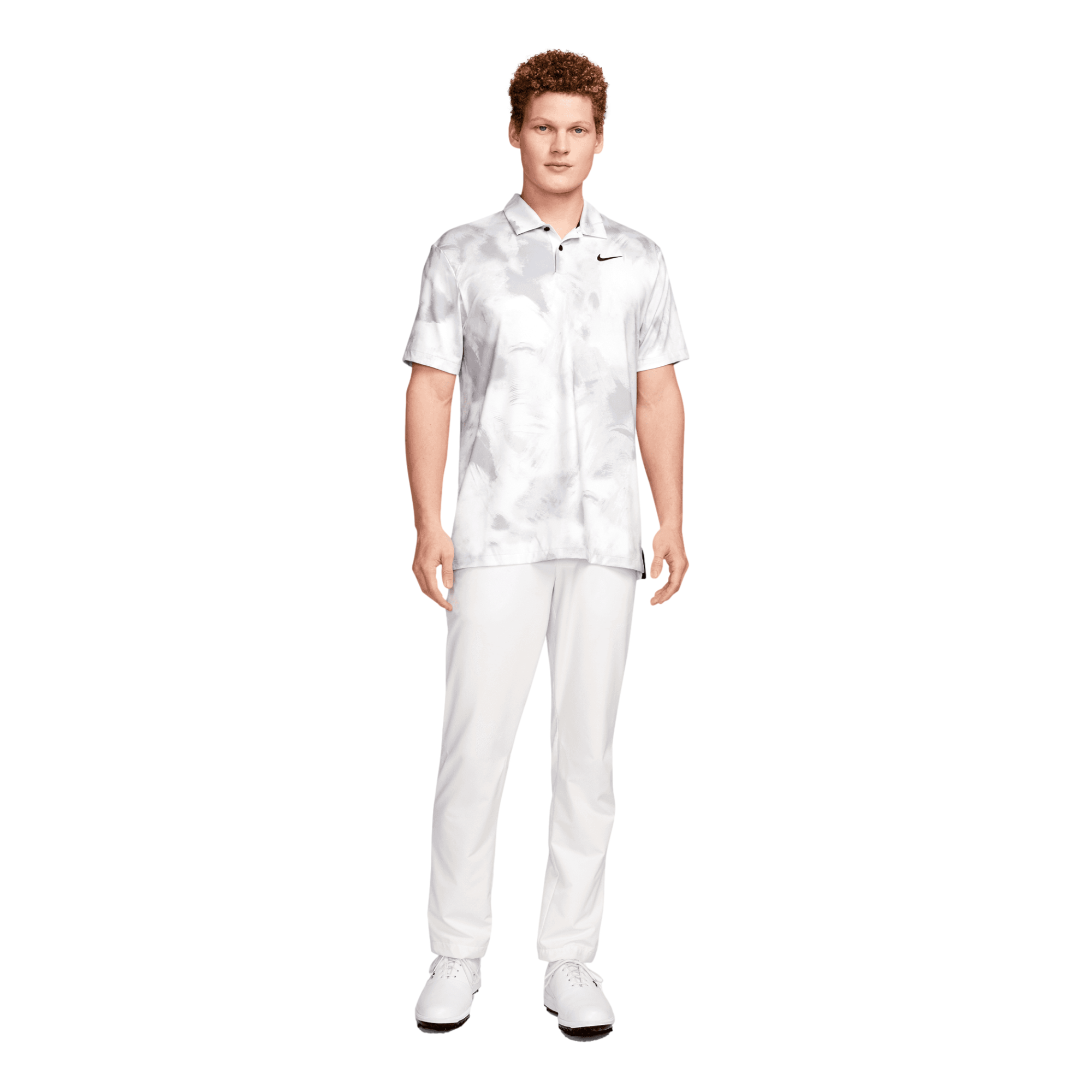 Tour Men's Dri-FIT Ombre Print Short Sleeve Golf Polo Shirt
