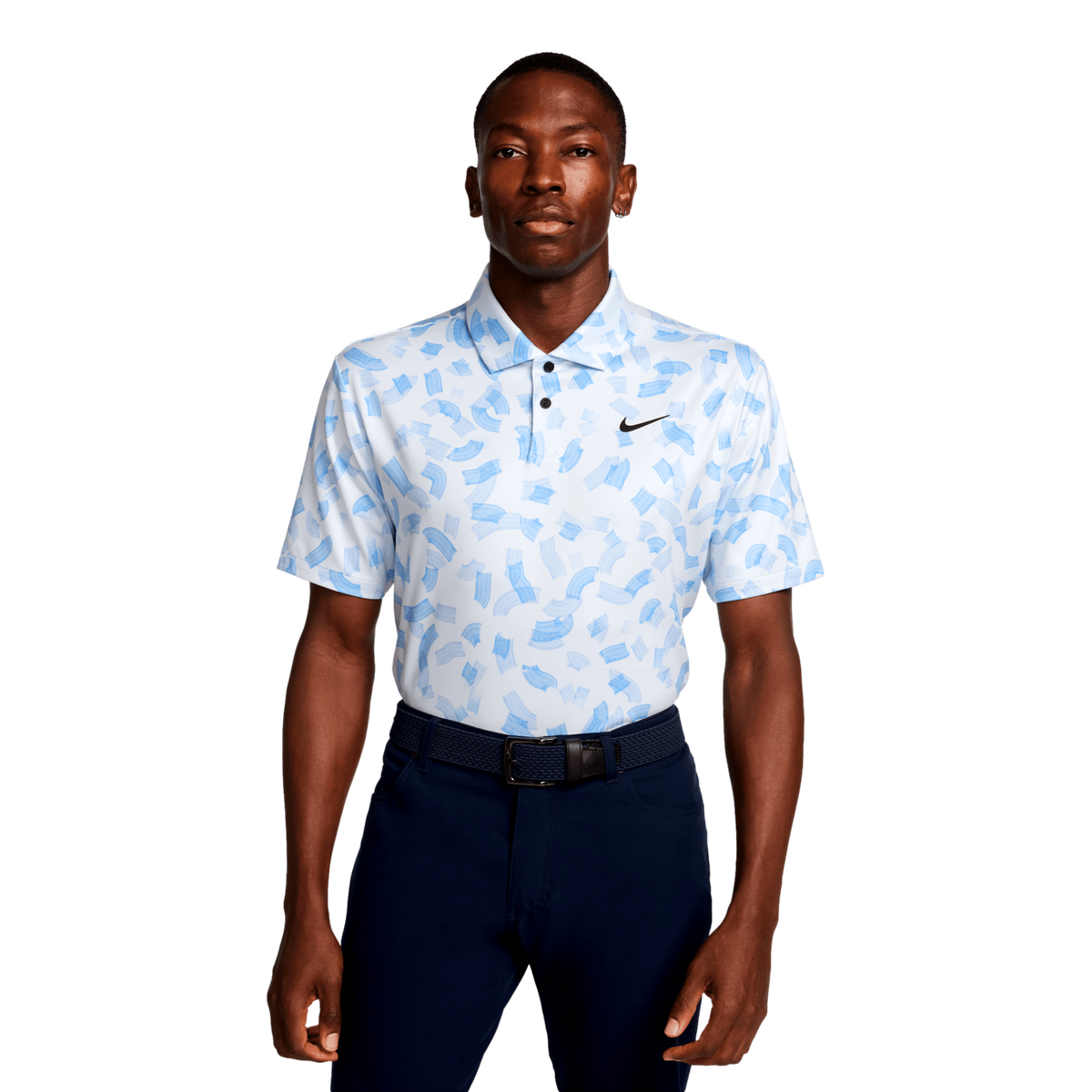 Nike Golf Dri Fit Tour Micro Print Polo Shirt