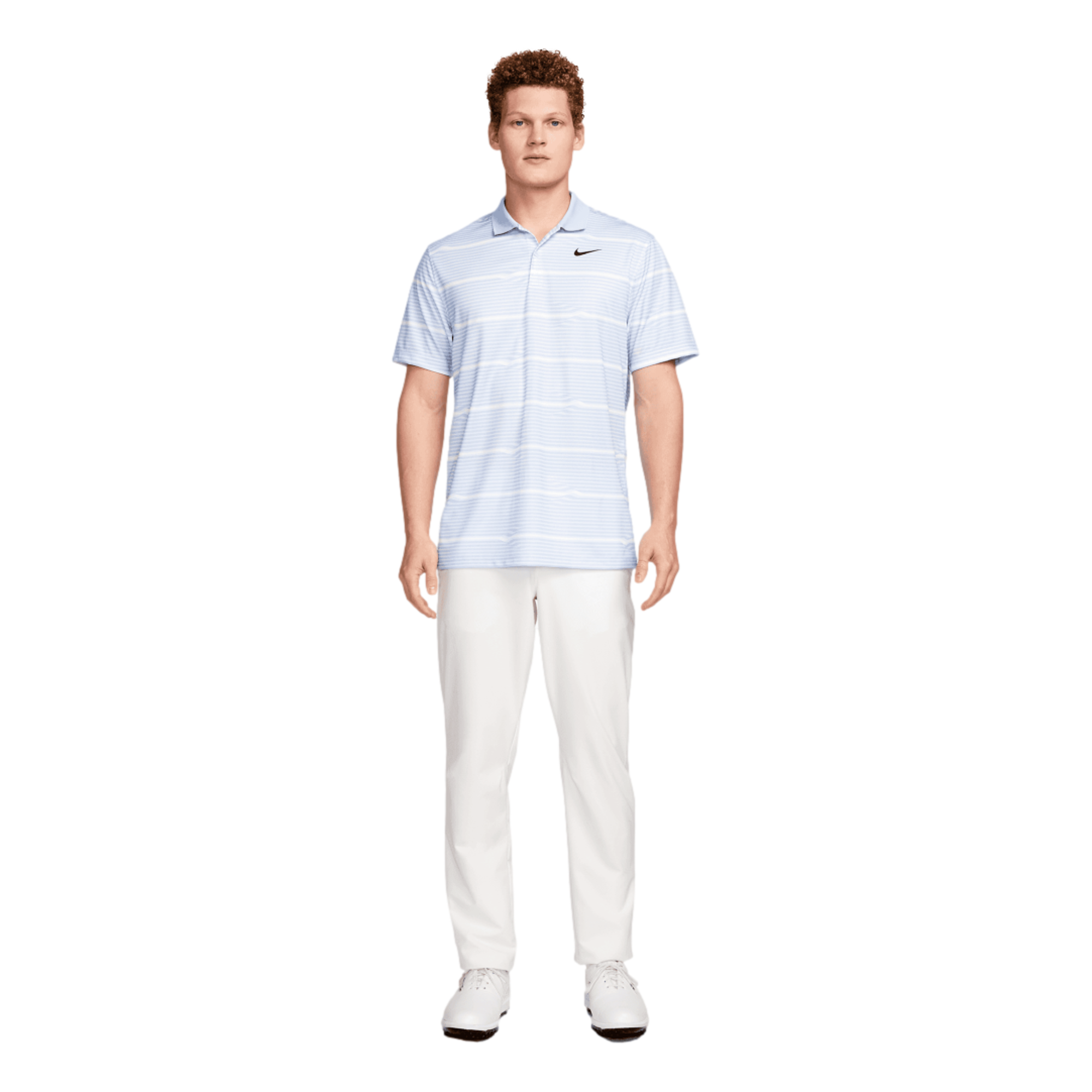 Victory Men's Dri-FIT Ripple Stripe Short Sleeve Golf Polo Shirt