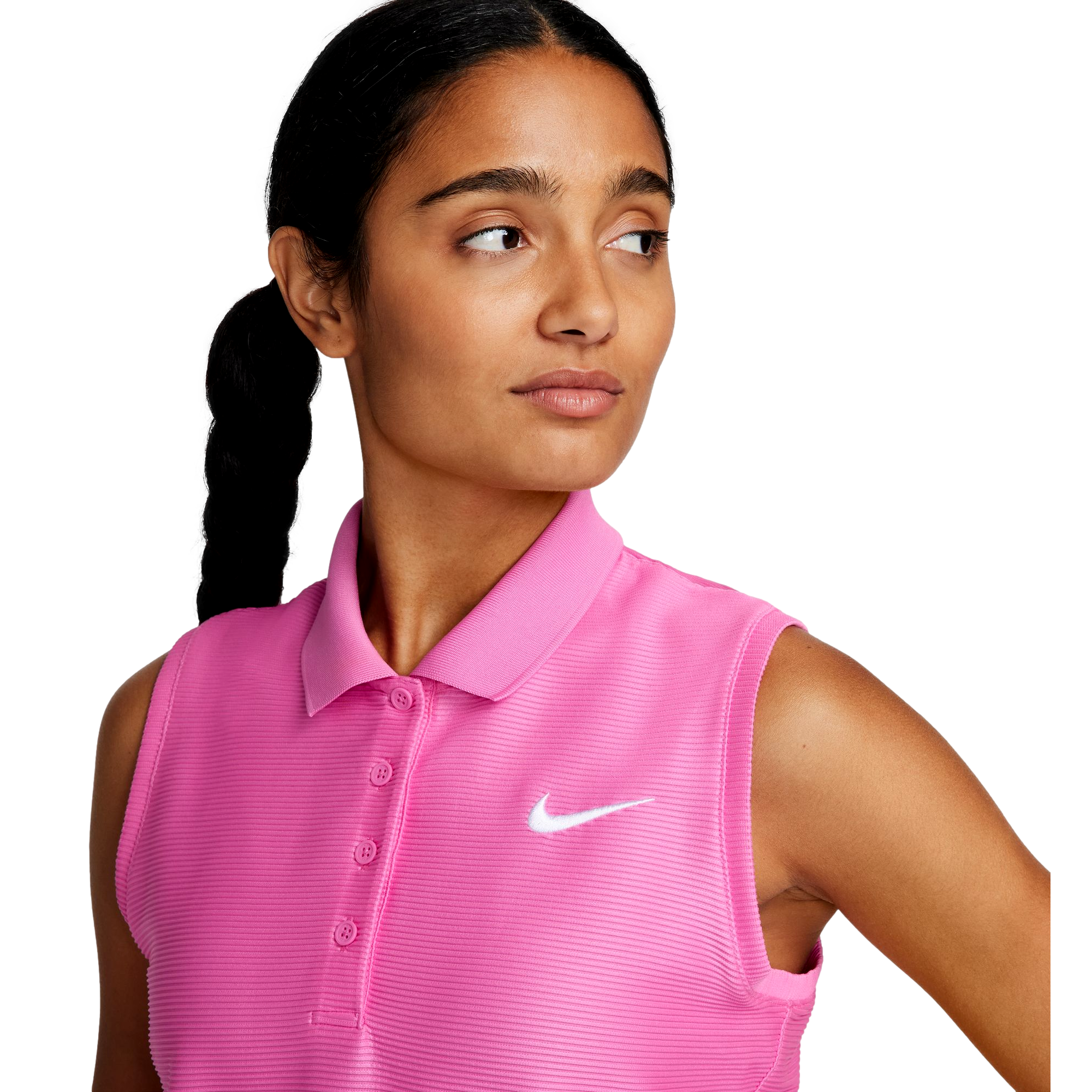 Nike Dri-FIT Victory Ribbed Sleeveless Polo Shirt | PGA TOUR