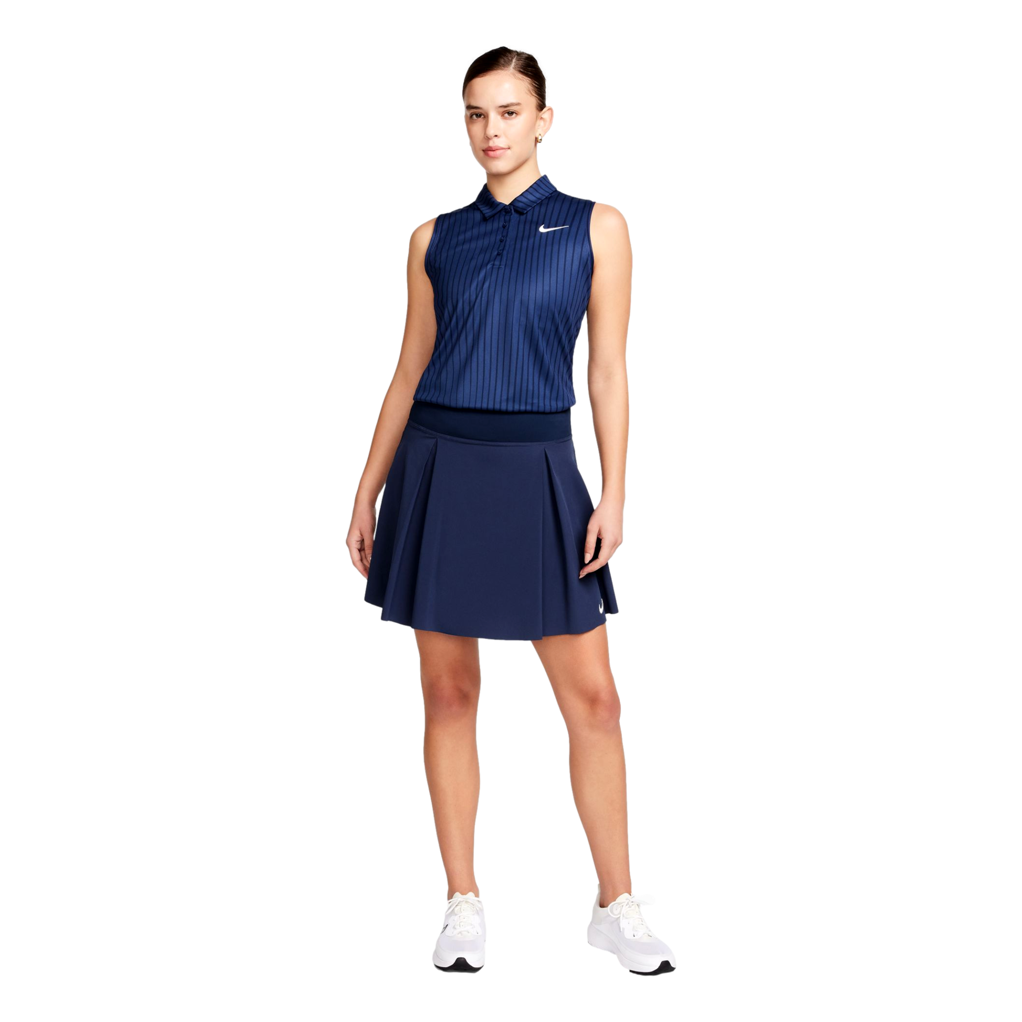 Victory Dri-FIT Sleeveless Striped Polo Shirt