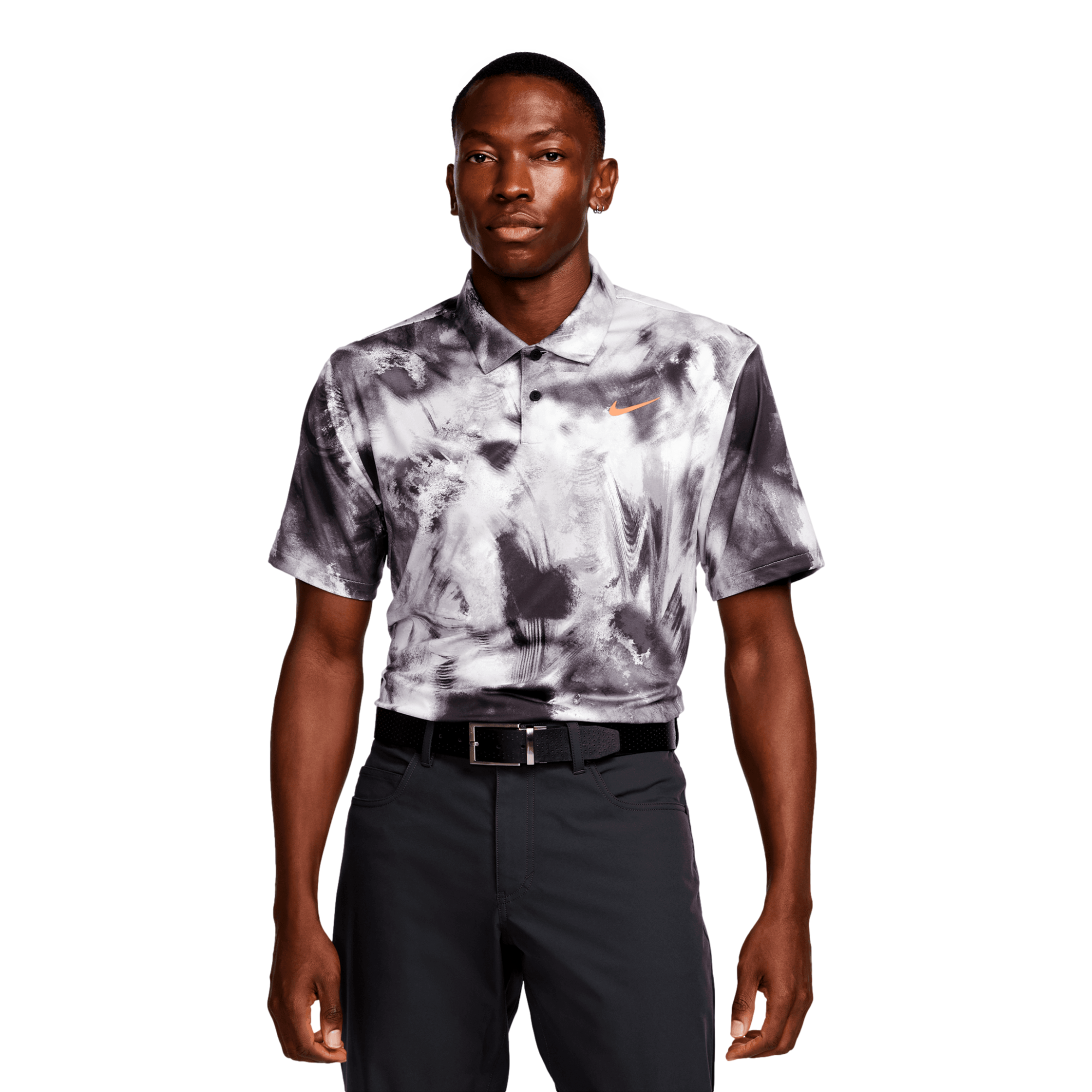 Tour Men's Dri-FIT Ombre Print Short Sleeve Golf Polo Shirt