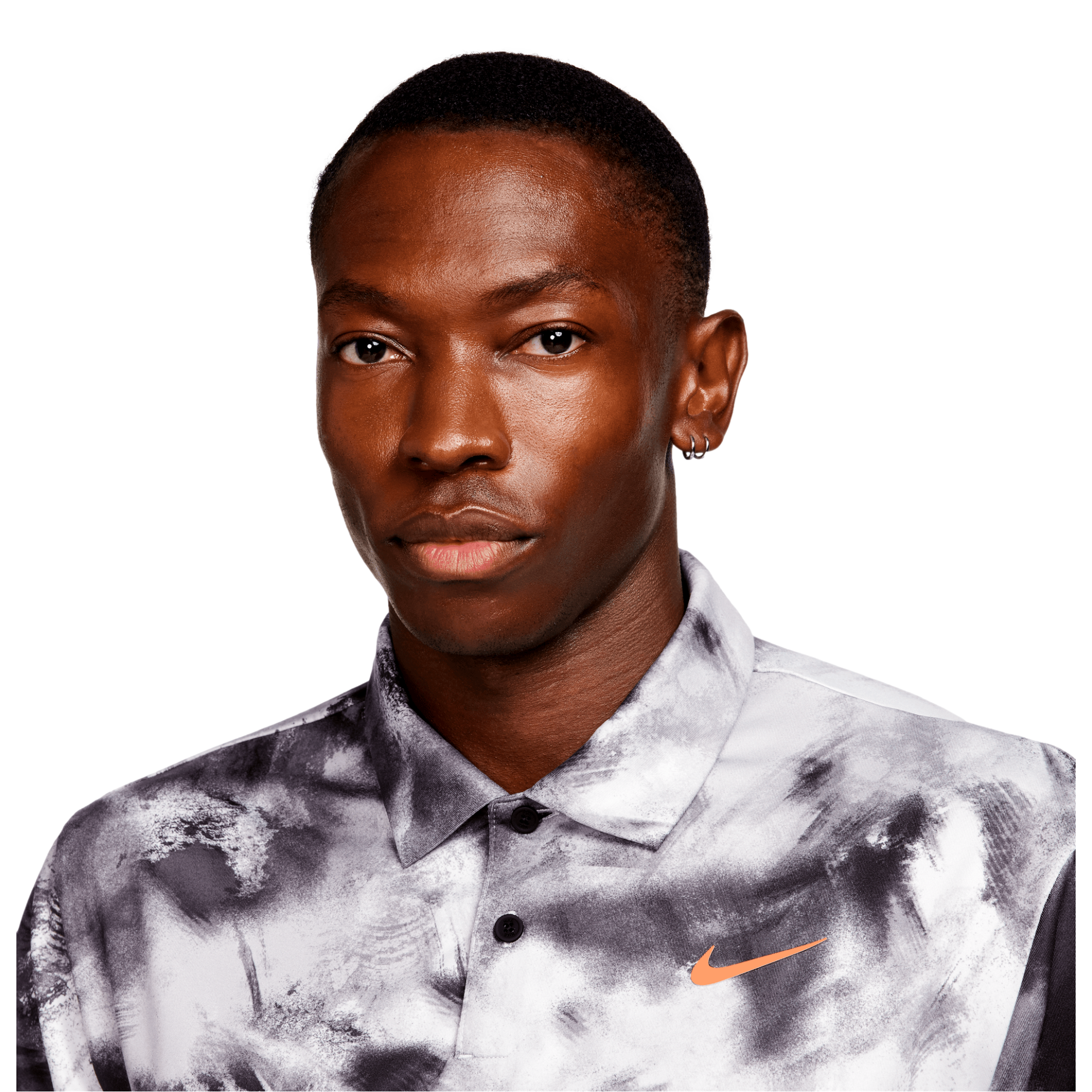 Tour Men's Dri-FIT Ombre Print Short Sleeve Golf Polo Shirt