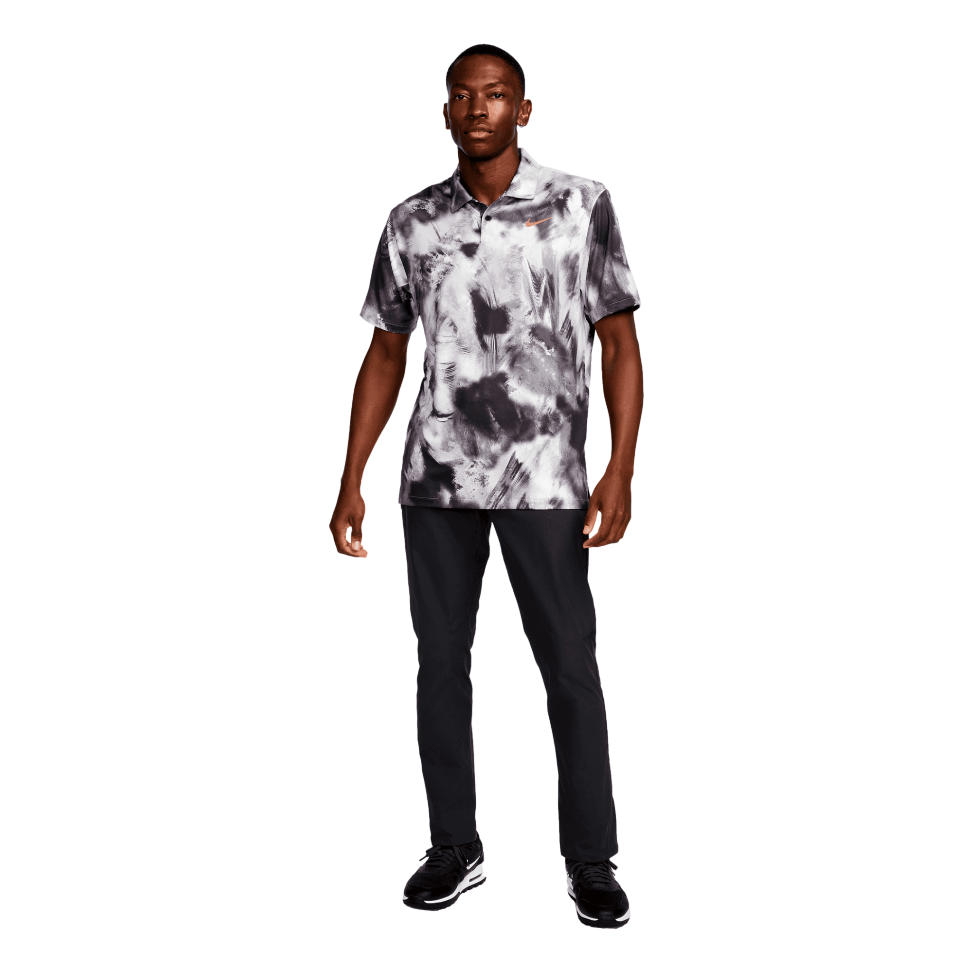Tour Men's Dri-FIT Ombre Print Short Sleeve Golf Polo Shirt