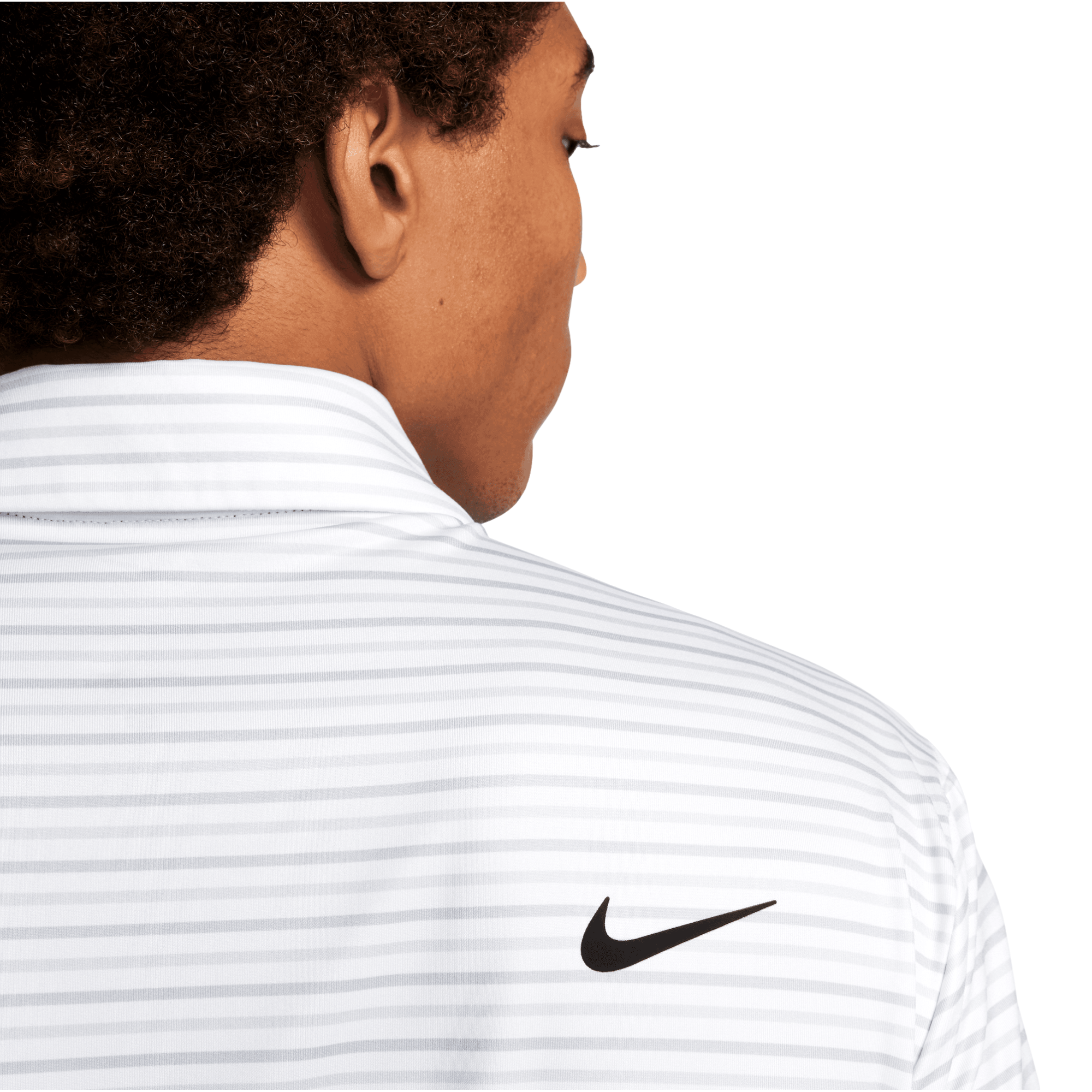 Tour Men's Dri-FIT Striped Short Sleeve Golf Polo Shirt Stripe