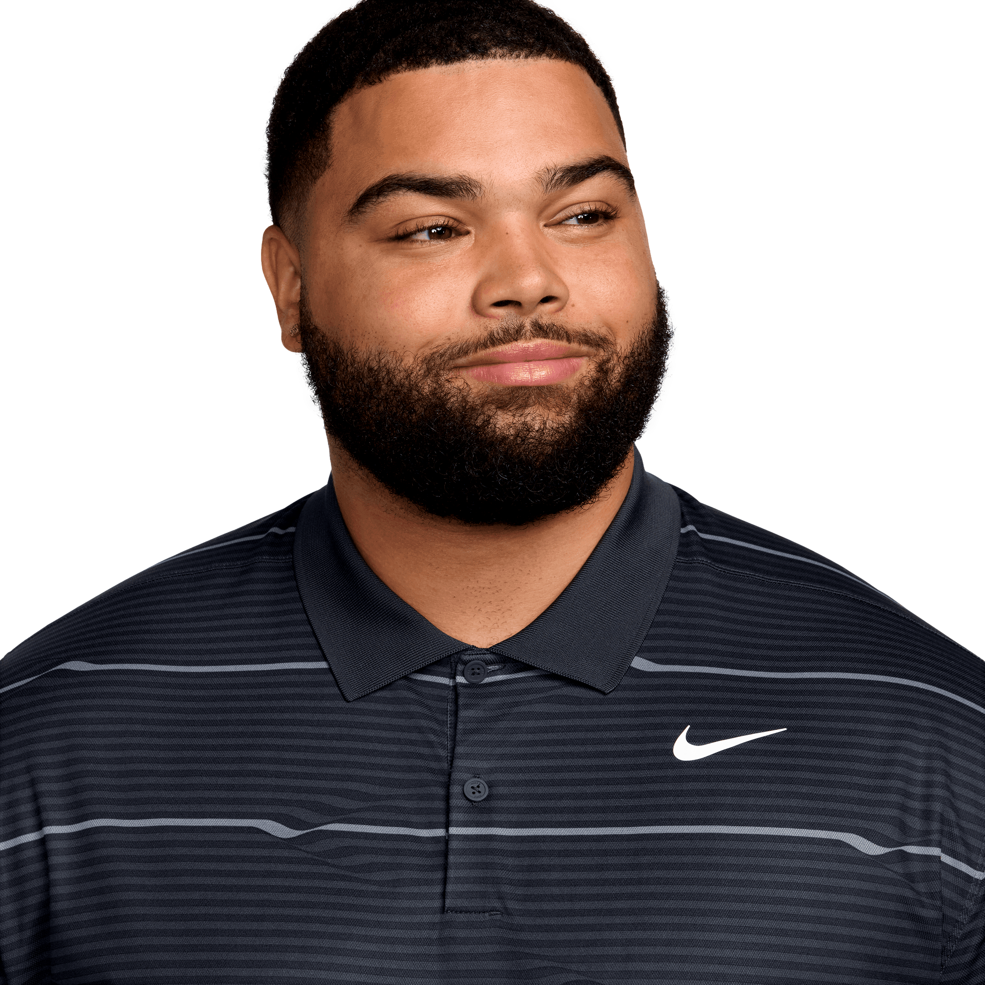 Victory Men's Dri-FIT Ripple Stripe Short Sleeve Golf Polo Shirt