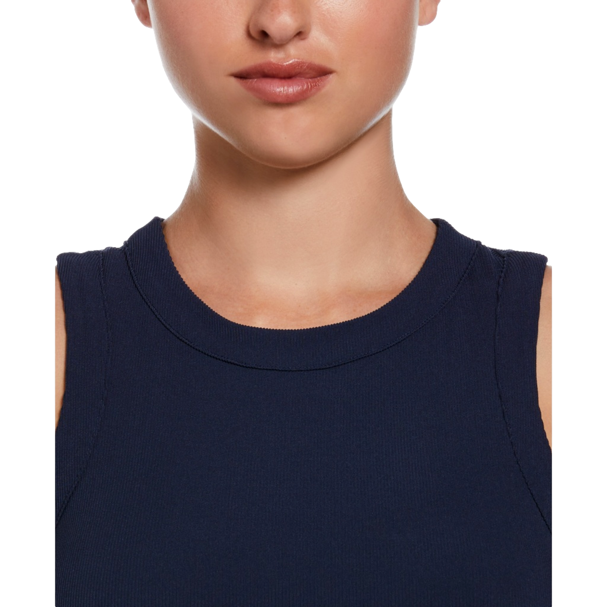Solid Ribbed Tank Top