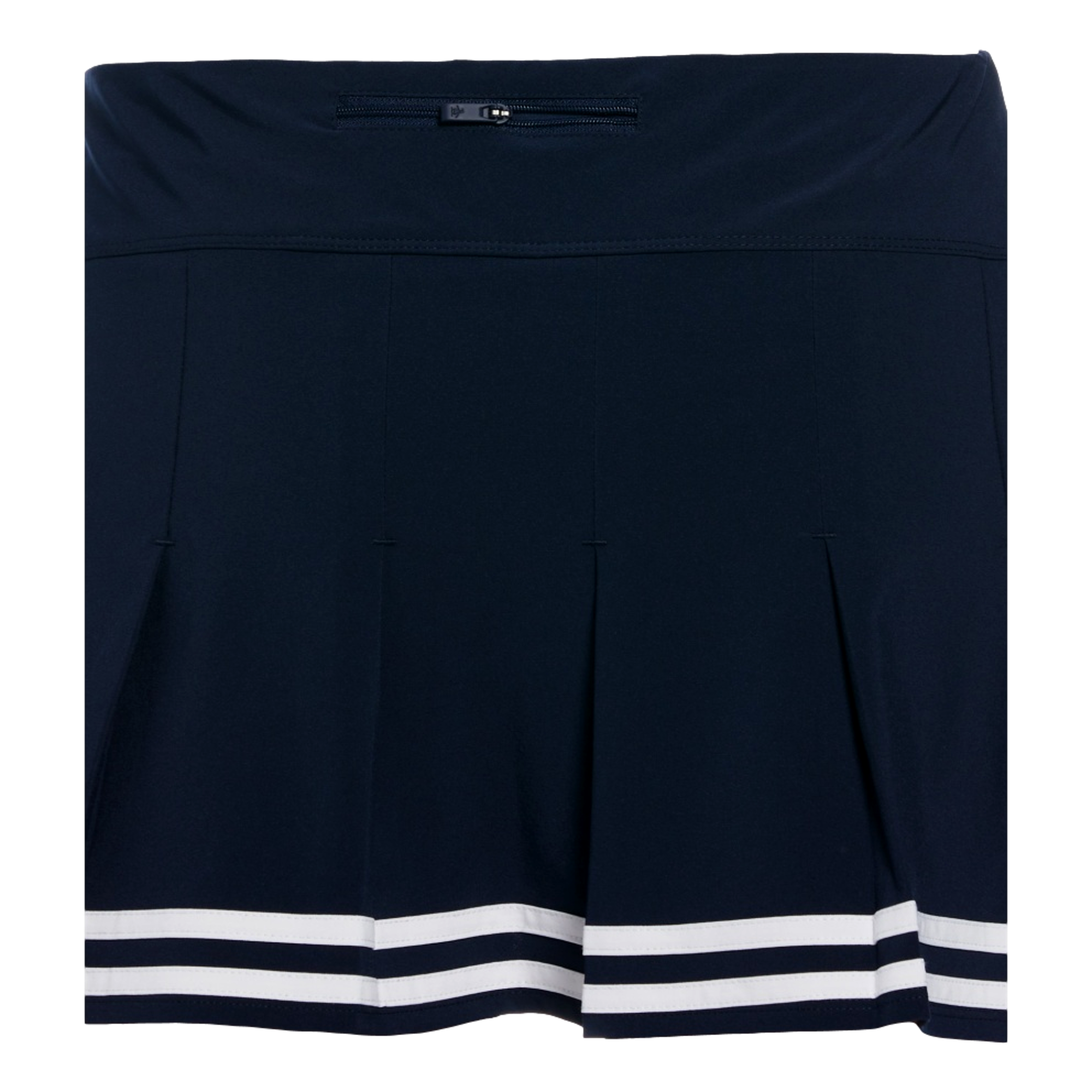 Contrast Hem Pleated Women's 13" Golf Skort
