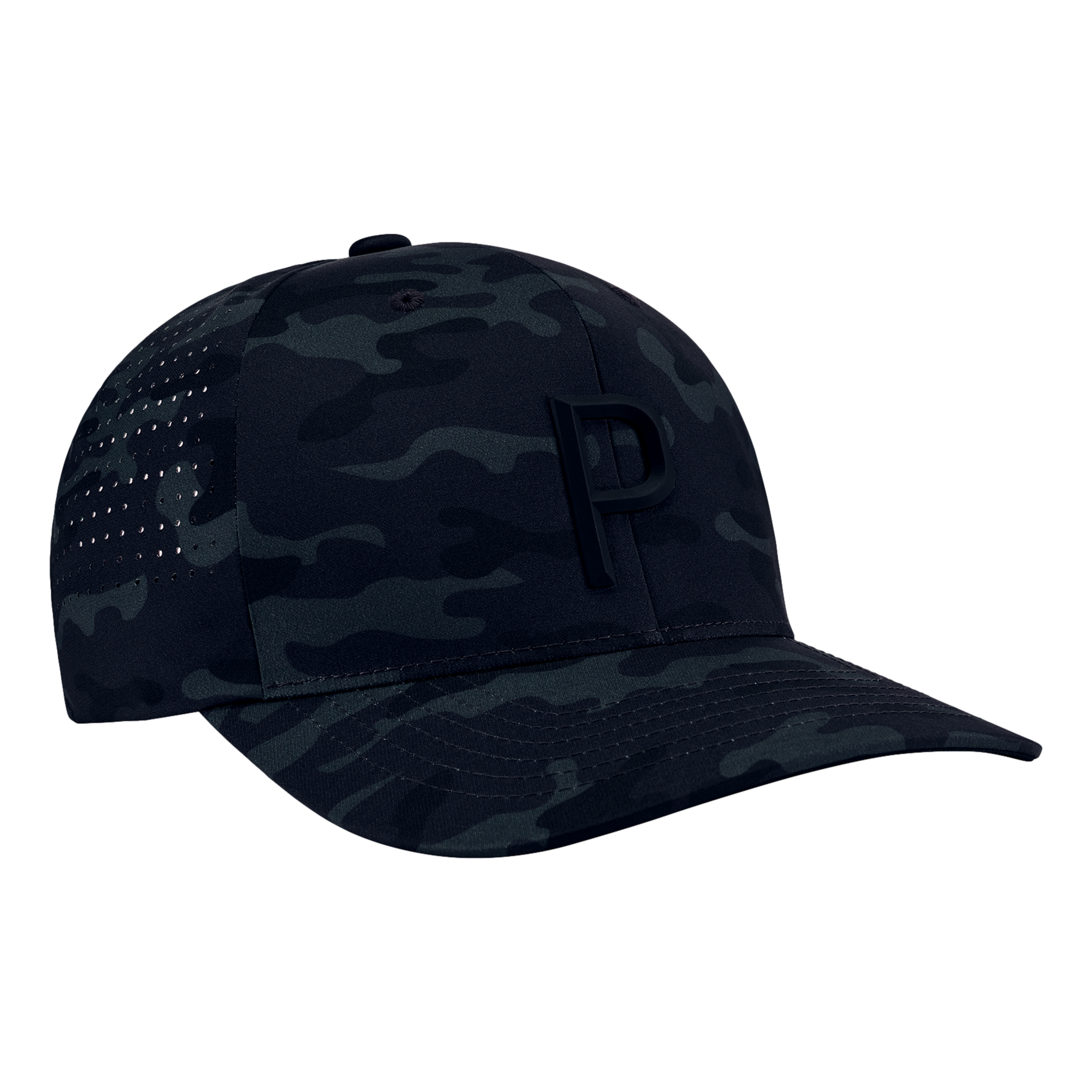 Camo Tech P Snapback Cap