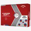 Chrome Soft Red & Blue TruTrack Golf Balls