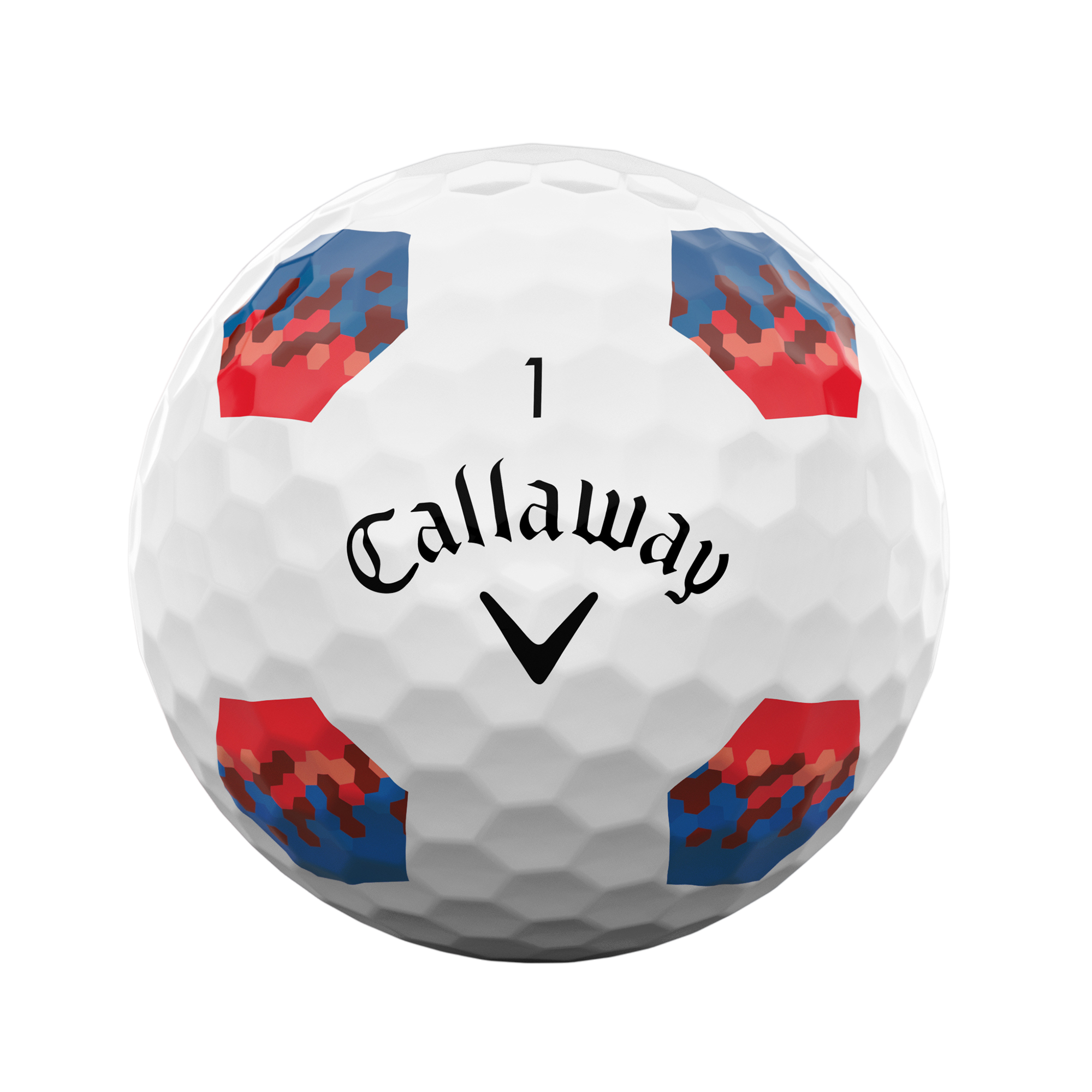 Chrome Soft Red & Blue TruTrack Golf Balls