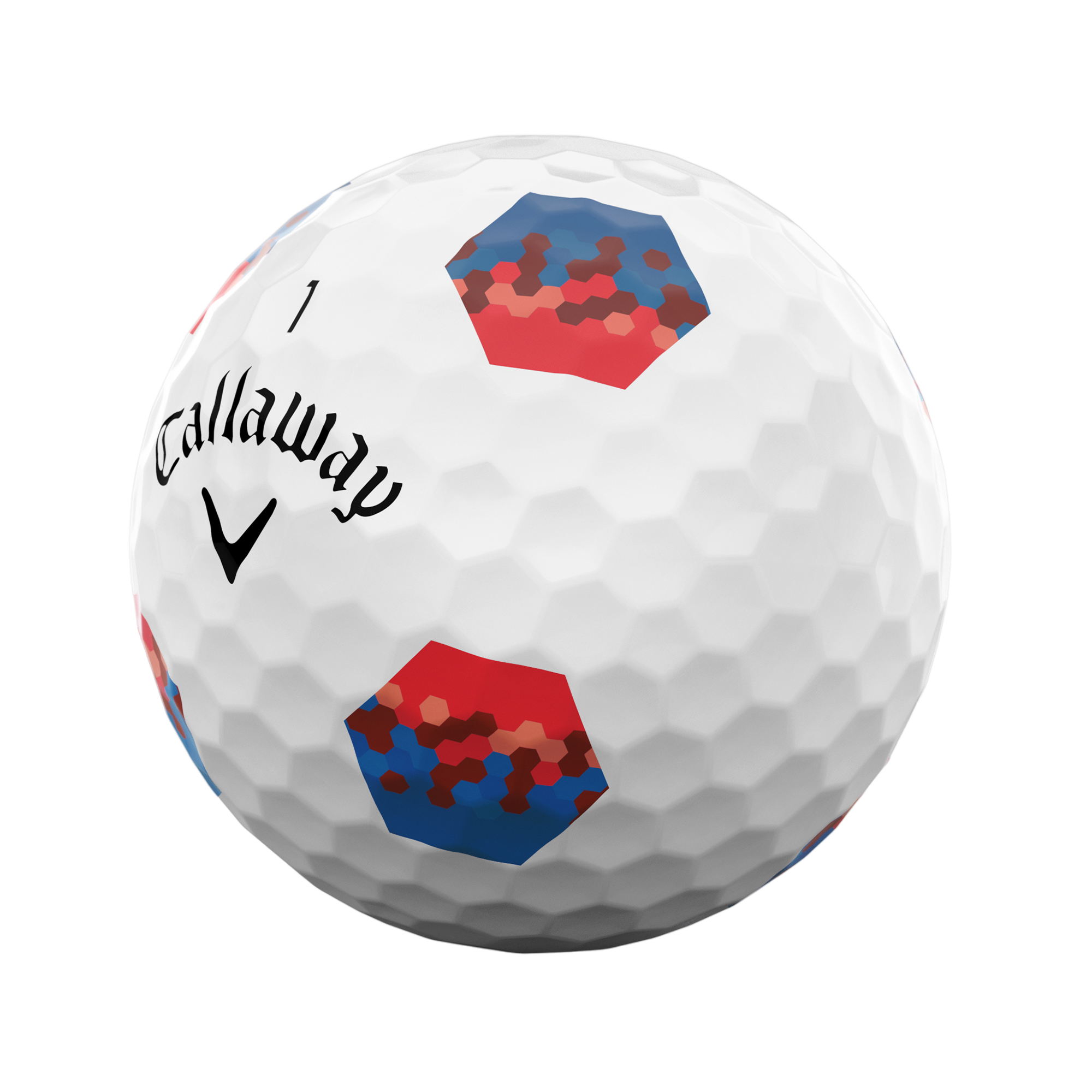 Chrome Soft Red & Blue TruTrack Golf Balls