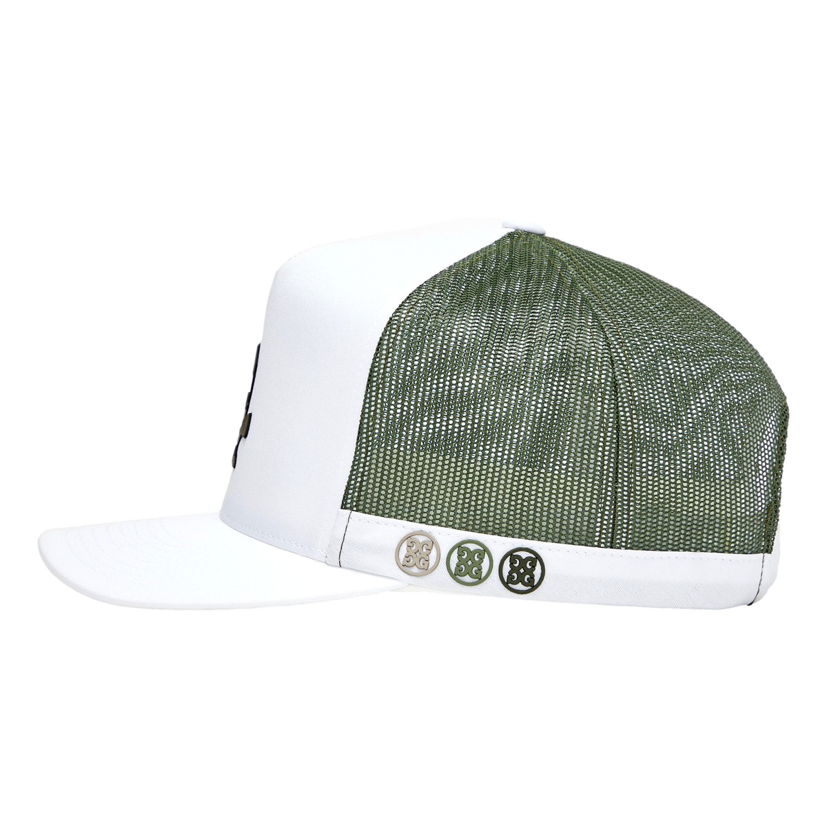 Monochrome Skull & Tees Interlock Knit Tall Trucker Hat