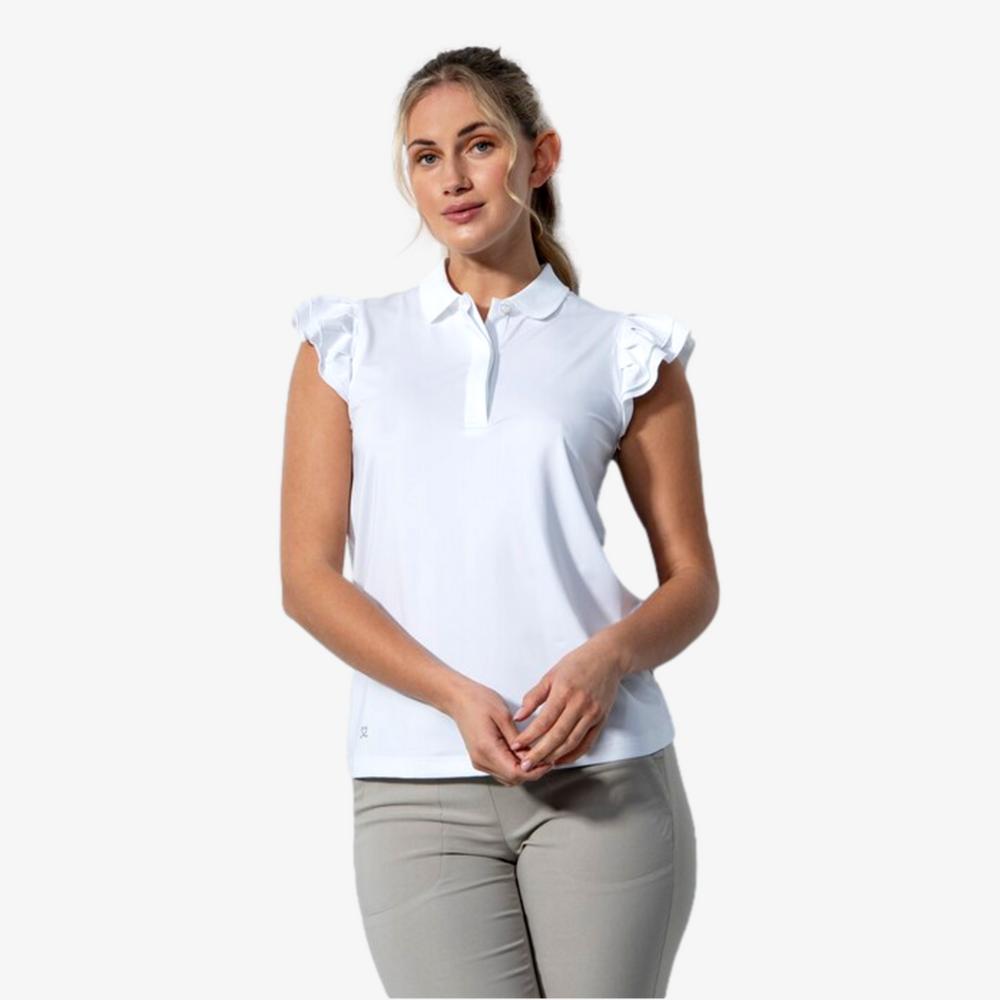 Albi Ruffled Sleeveless Polo Shirt