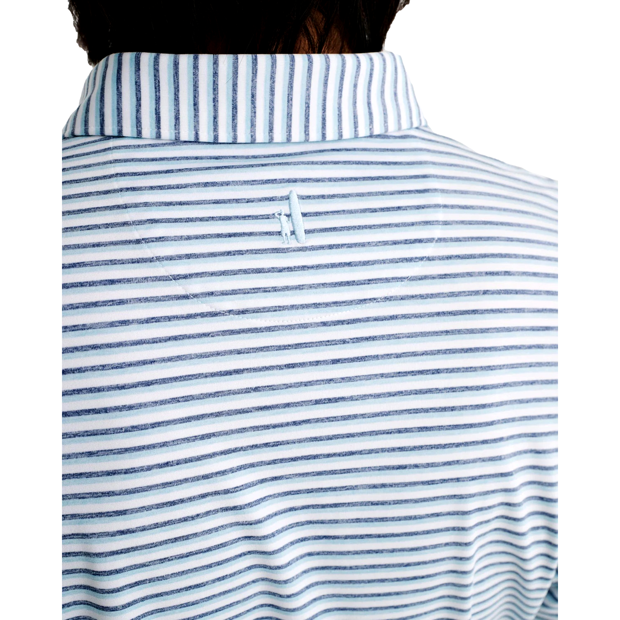 Jory Striped Men's Short Sleeve Golf Polo Shirt