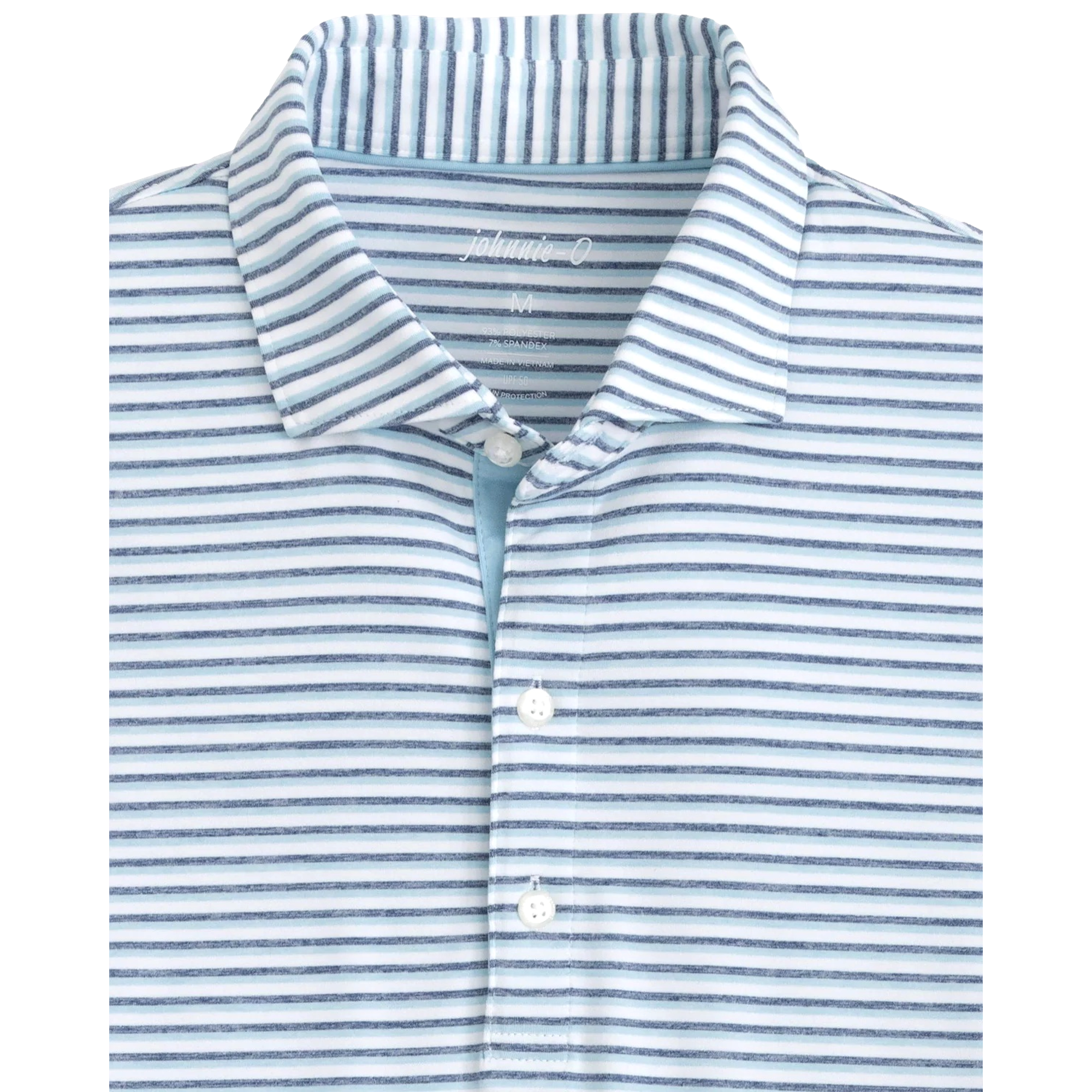 Jory Striped Men's Short Sleeve Golf Polo Shirt